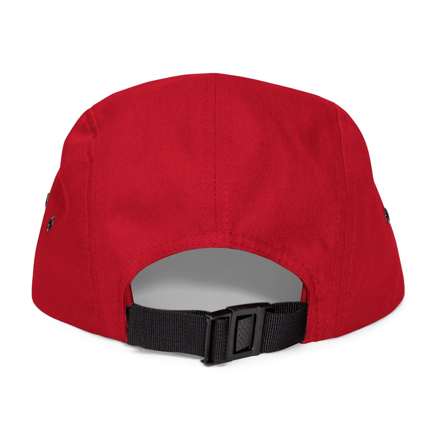BILLY 5 Panel Cap (Black Horizontal Logo - Embroidery) — AVAILABLE IN 6 COLORS