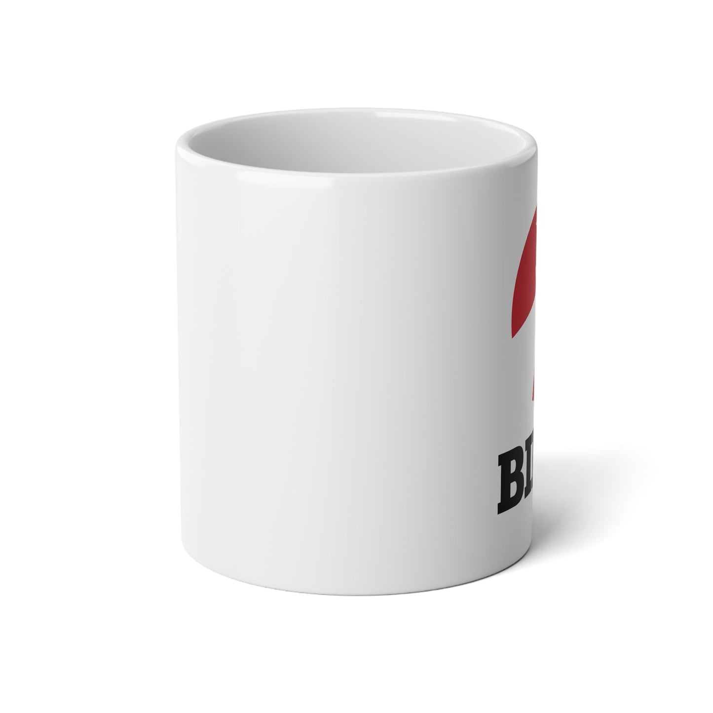 BILLY Jumbo Mug, 20oz (Red/Black Vertical Logo)