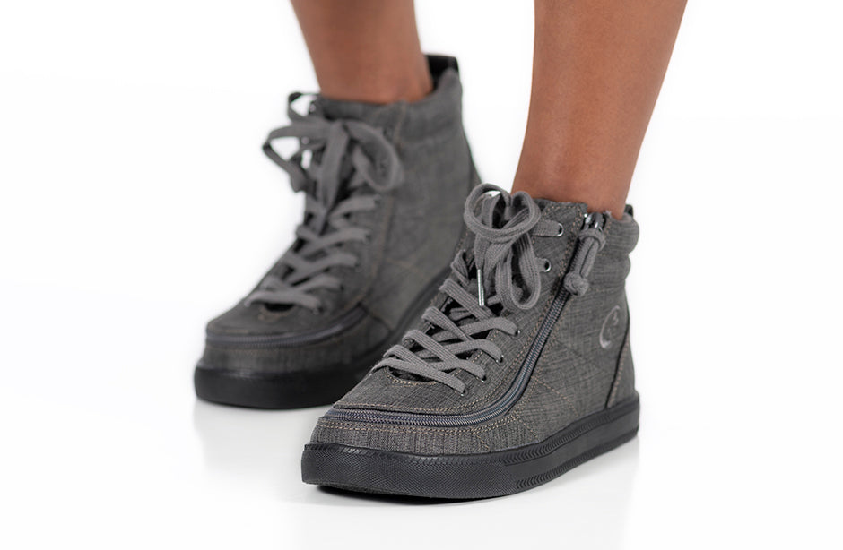 FINAL SALE - Charcoal Jersey BILLY Street High Tops