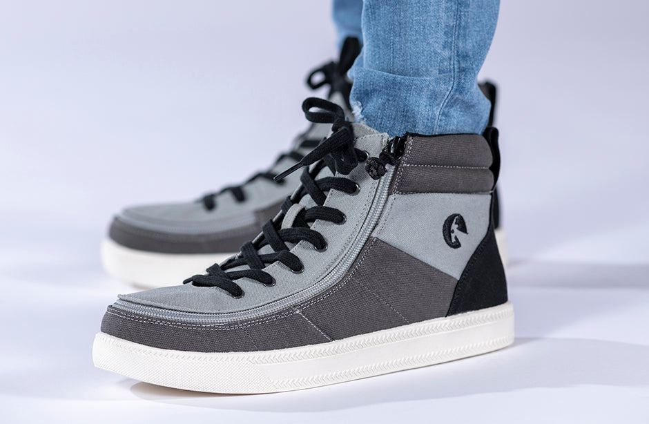 Grey Colorblock BILLY Street High Tops