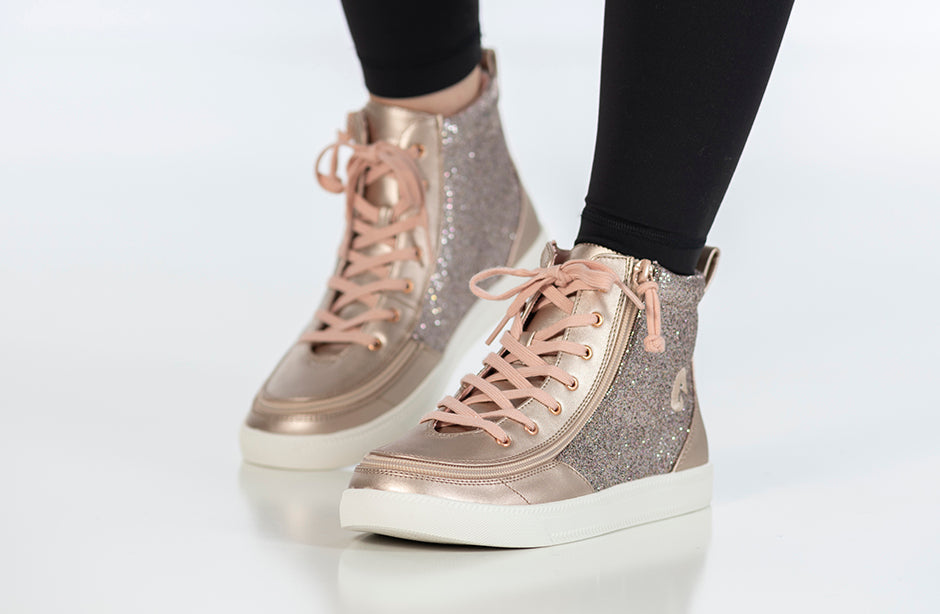 Rose Gold Unicorn BILLY Classic Lace Highs