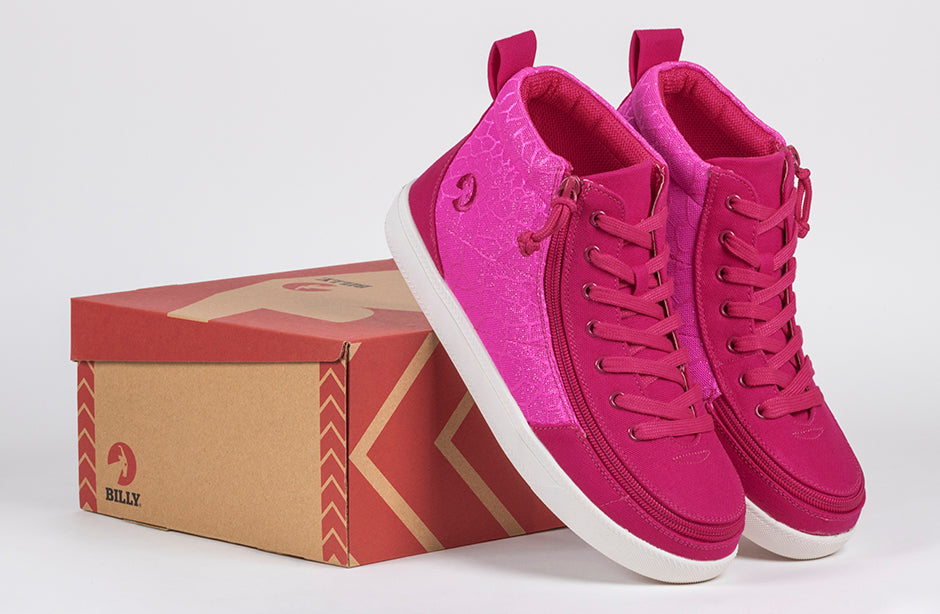 FINAL SALE - Pink Print BILLY Classic D|R High Tops