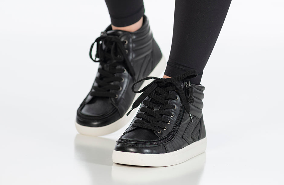 Black Leather BILLY Ten9 CS Sneaker High Tops