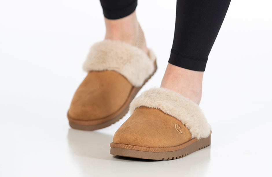 Chestnut BILLY Cozy Sling Scuff