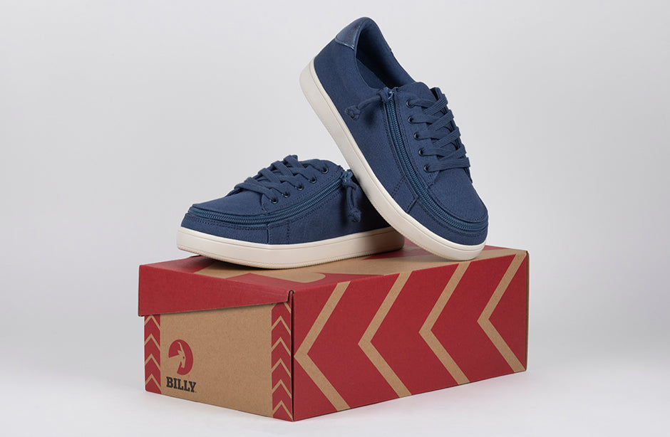 FINAL SALE - Women's Beach Blue BILLY Sneaker Low Tops