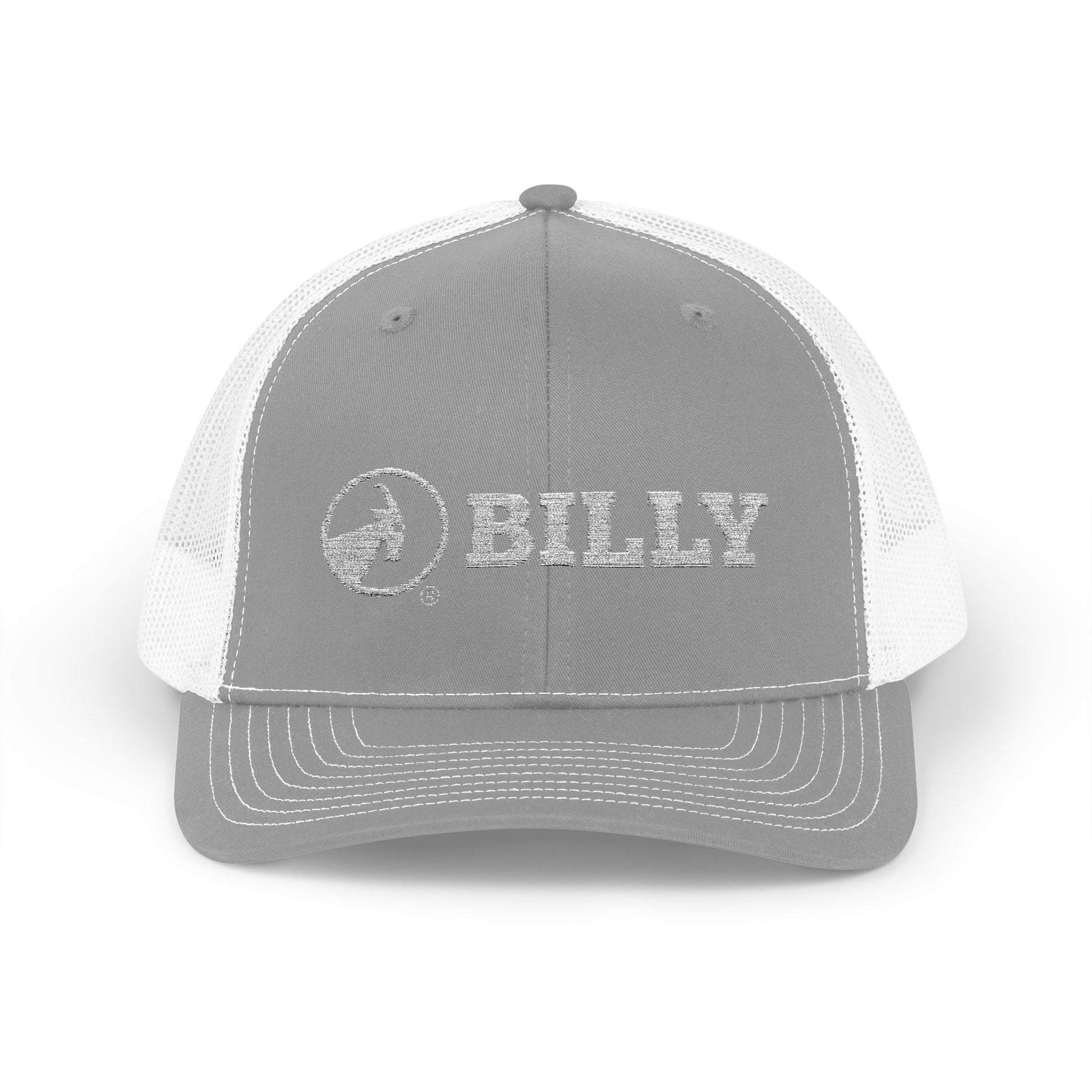  BILLY Snapback Trucker Cap (White Horizontal Logo - Embroidery) — AVAILABLE IN 8 COLORS