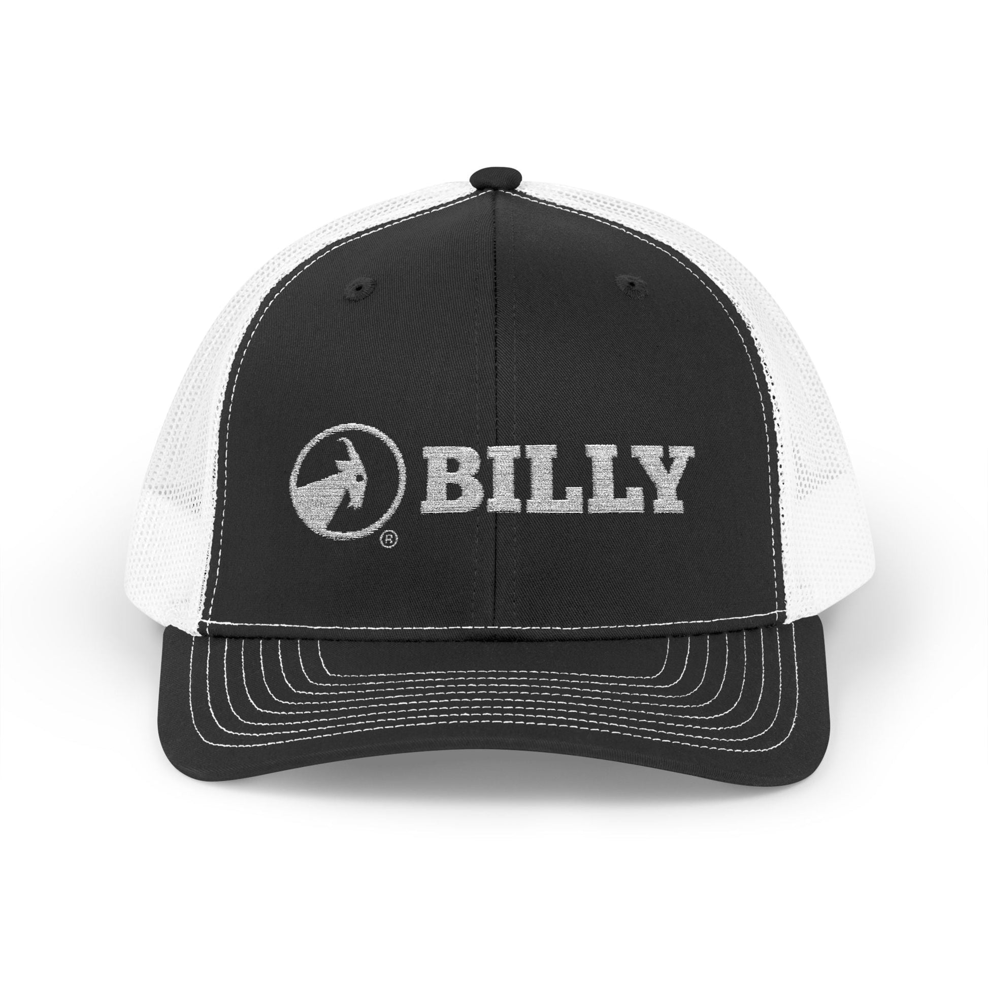  BILLY Snapback Trucker Cap (White Horizontal Logo - Embroidery) — AVAILABLE IN 8 COLORS