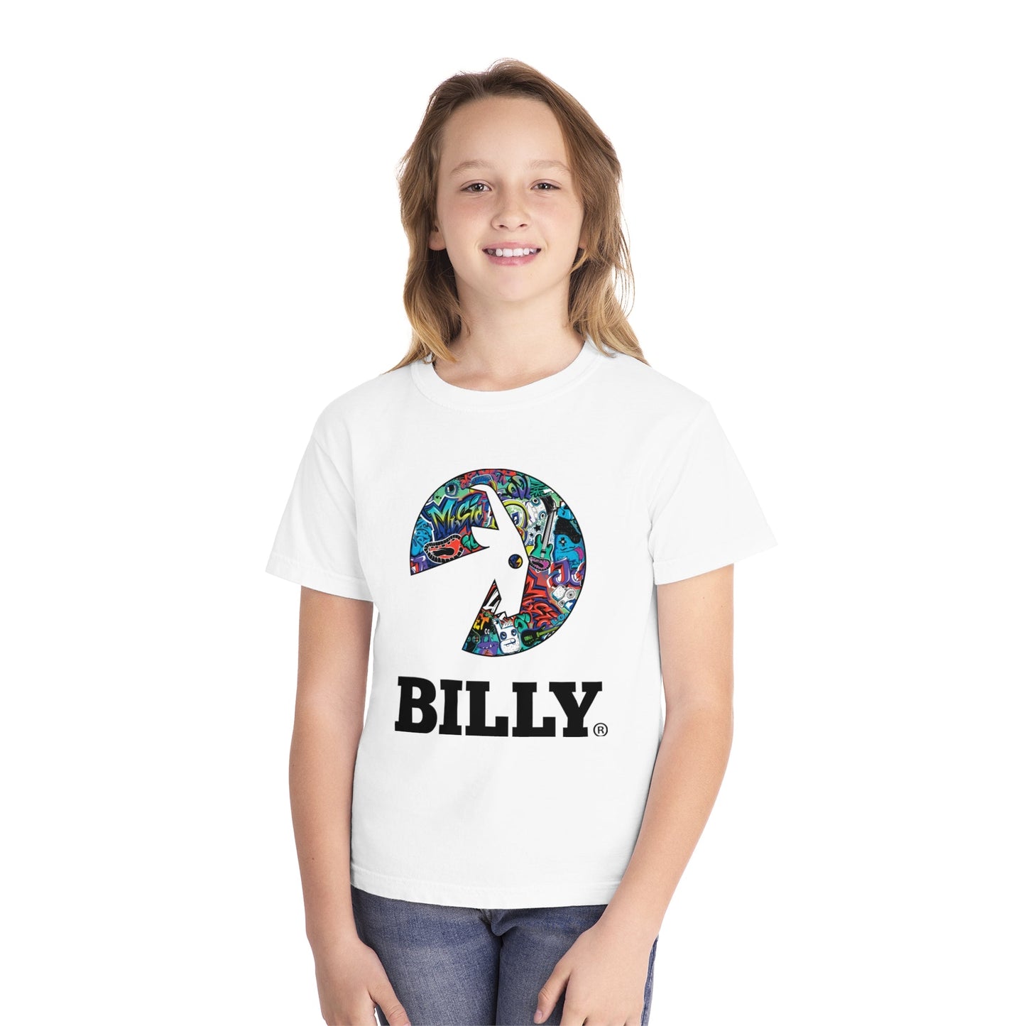  BILLY Youth Midweight Tee (Night Sk8ter Logo)