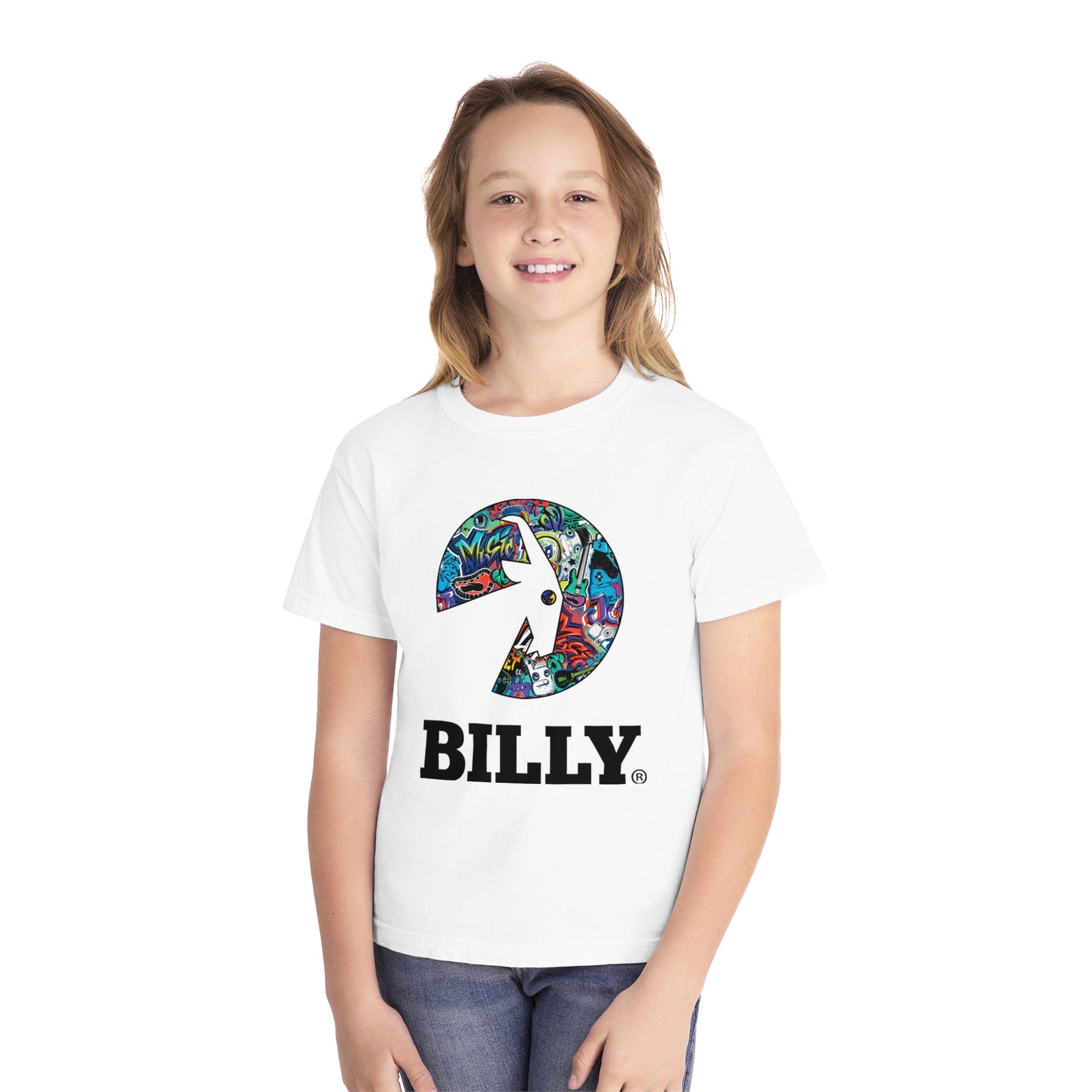  BILLY Youth Midweight Tee (Night Sk8ter Logo)