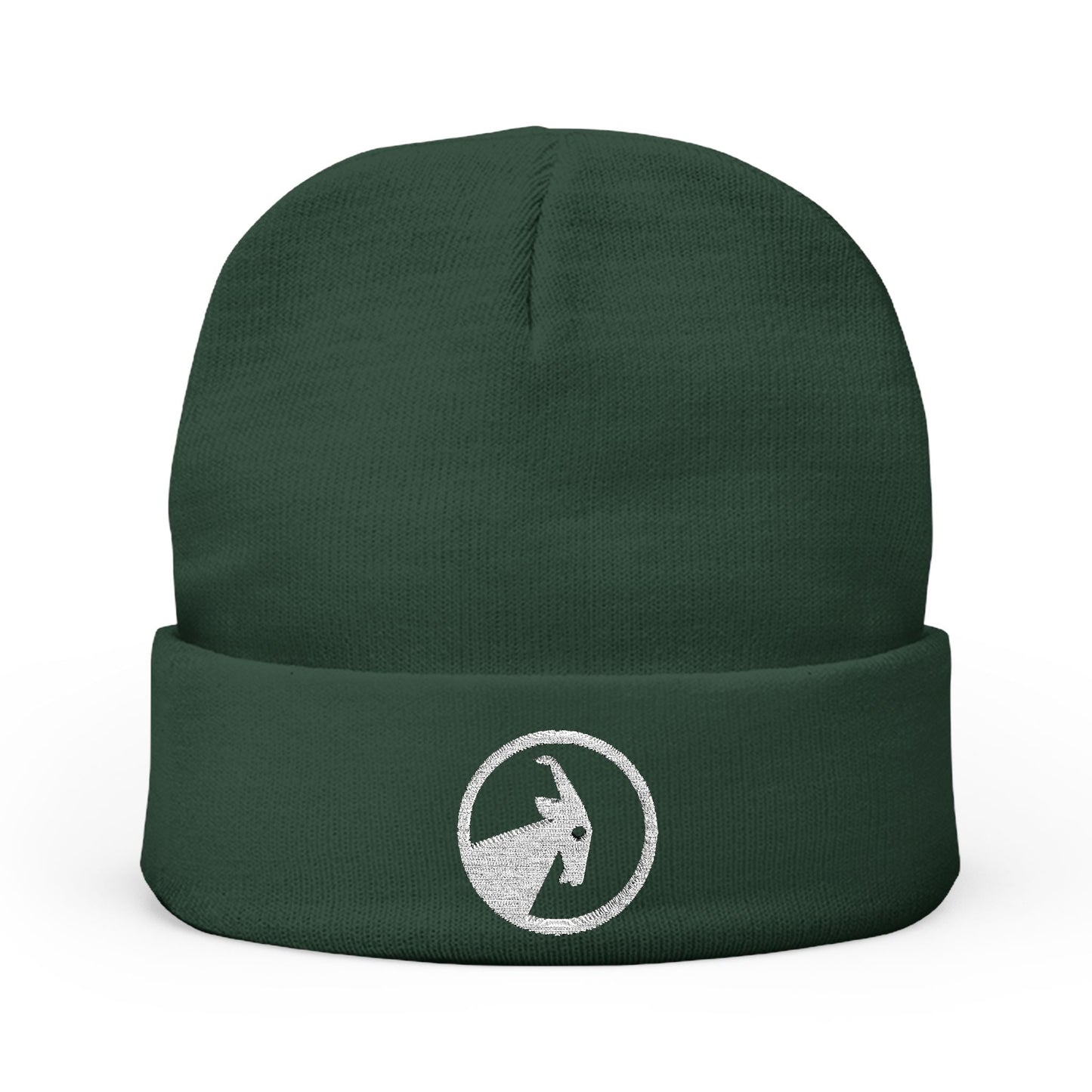  BILLY Knit Beanie (White Goat - Embroidery) — AVAILABLE IN 6 COLORS