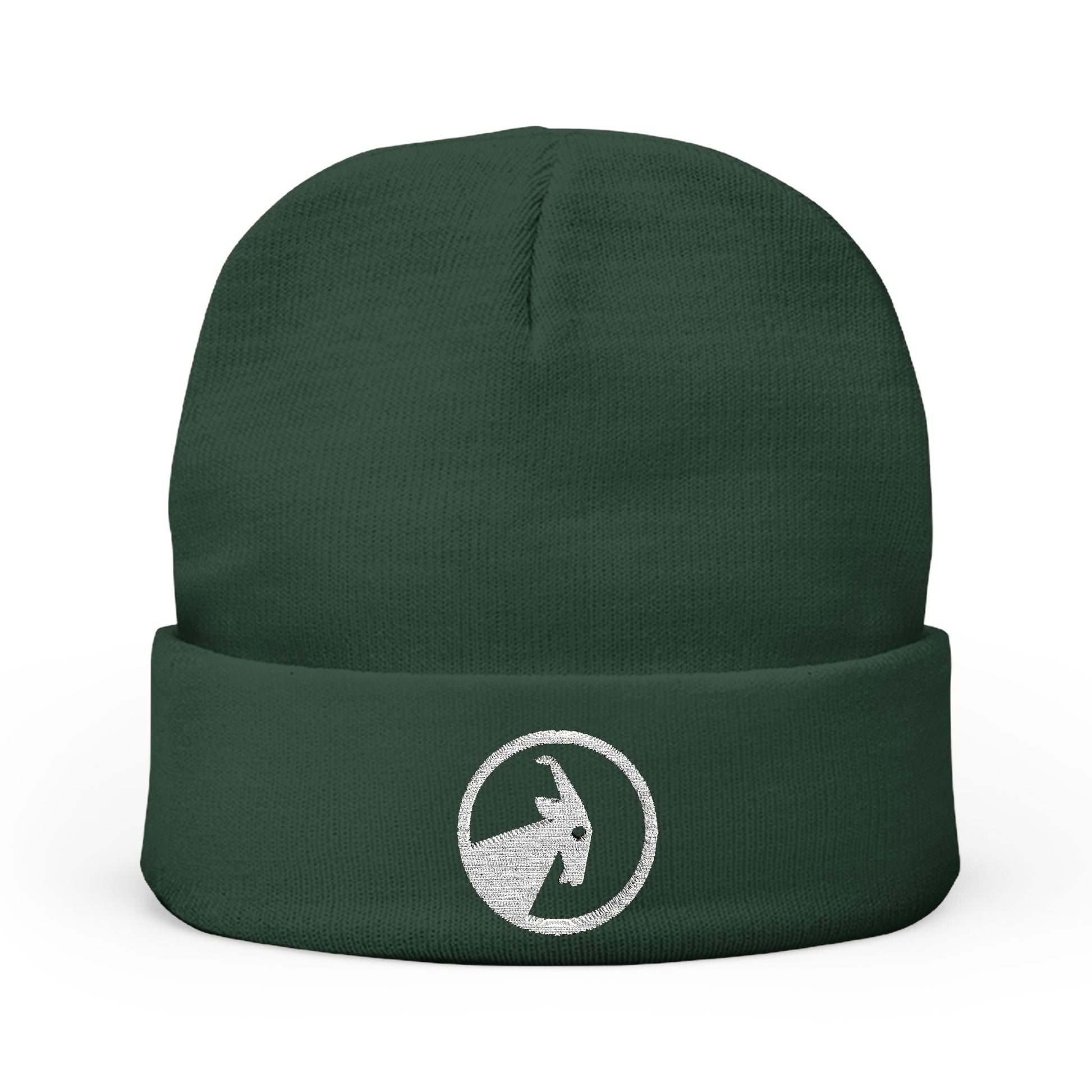  BILLY Knit Beanie (White Goat - Embroidery) — AVAILABLE IN 6 COLORS