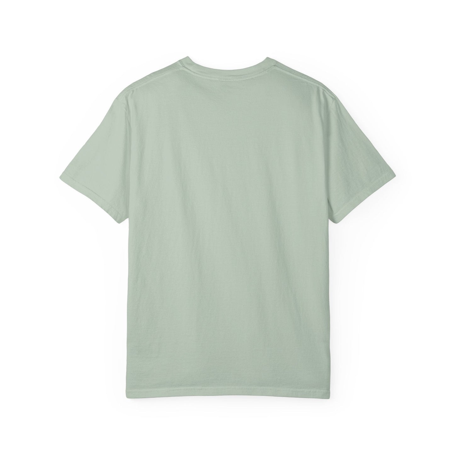  BILLY Unisex Garment-Dyed T-Shirt (Black/Red Vertical Logo)