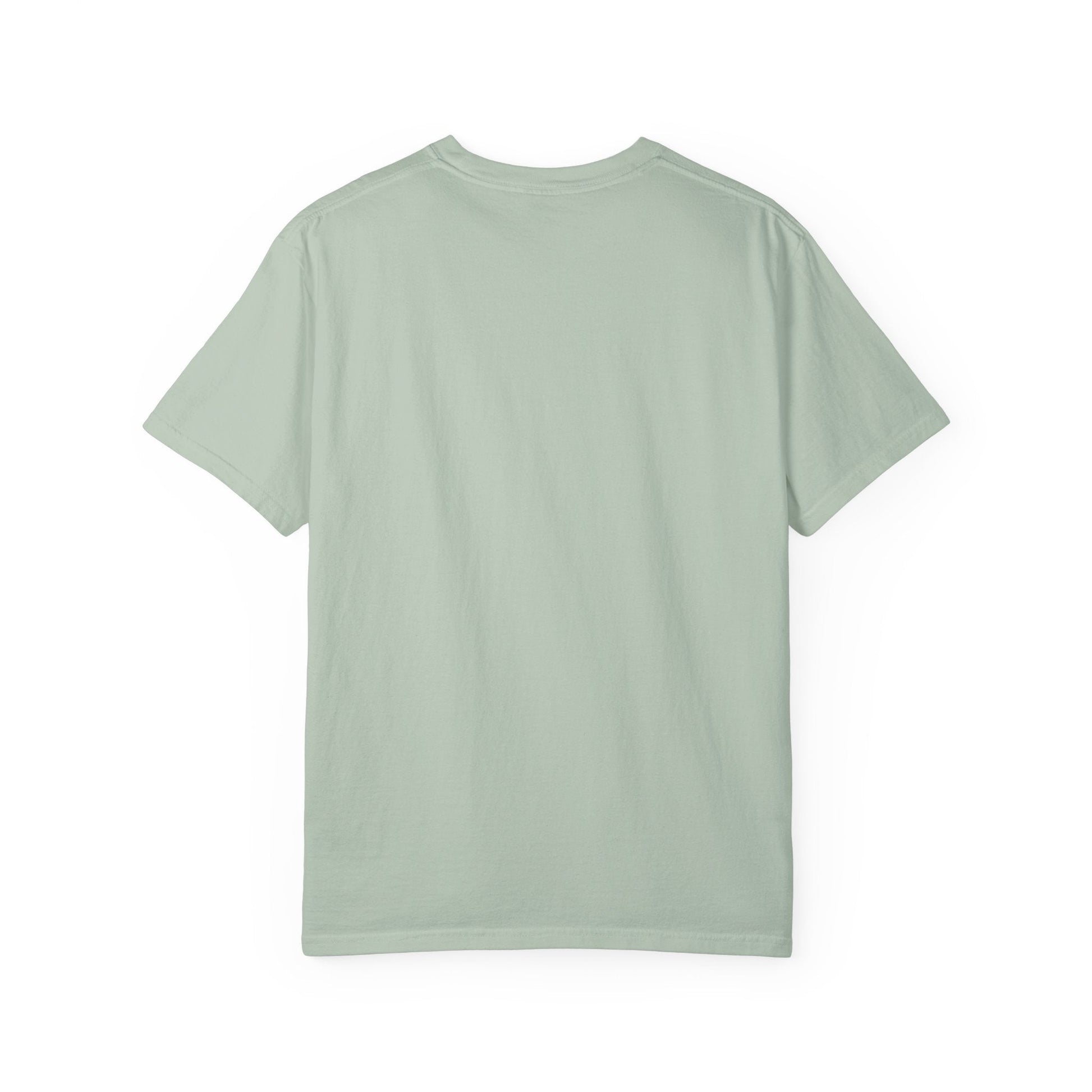  BILLY Unisex Garment-Dyed T-Shirt (Black/Red Vertical Logo)