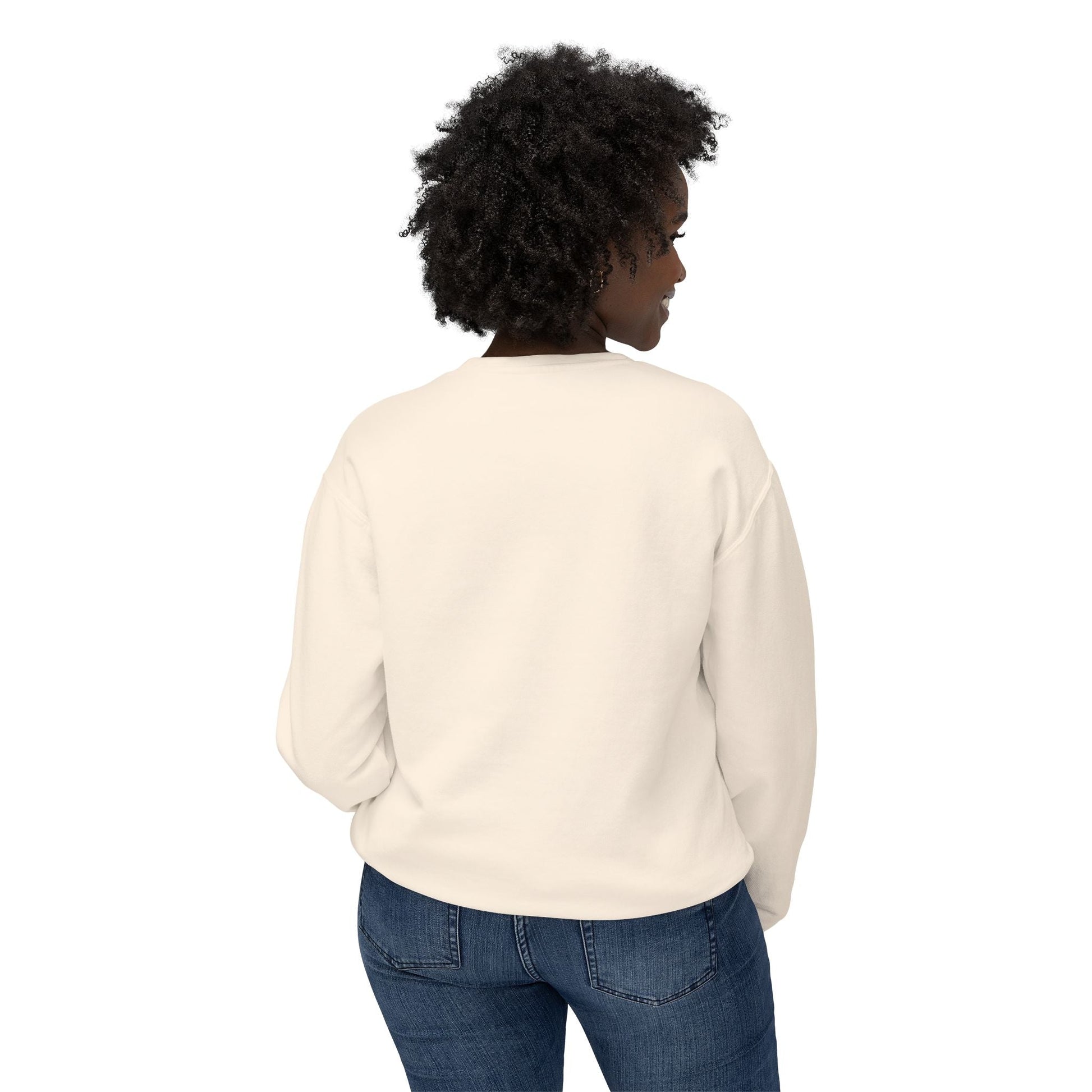  BILLY Unisex Lightweight Crewneck Sweatshirt (White Horizontal Logo) — AVAILABLE IN 5 COLORS