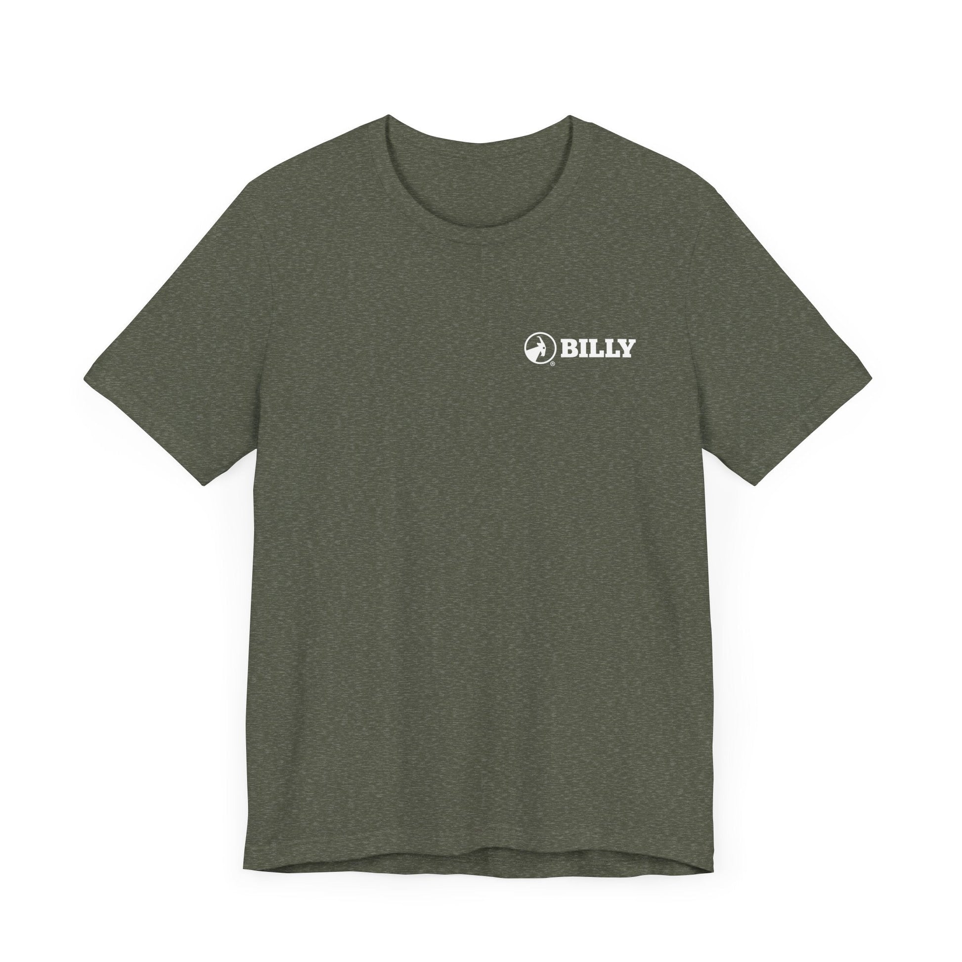  BILLY Adult Unisex Jersey Short Sleeve Tee (White Horizontal Logo - LCP)