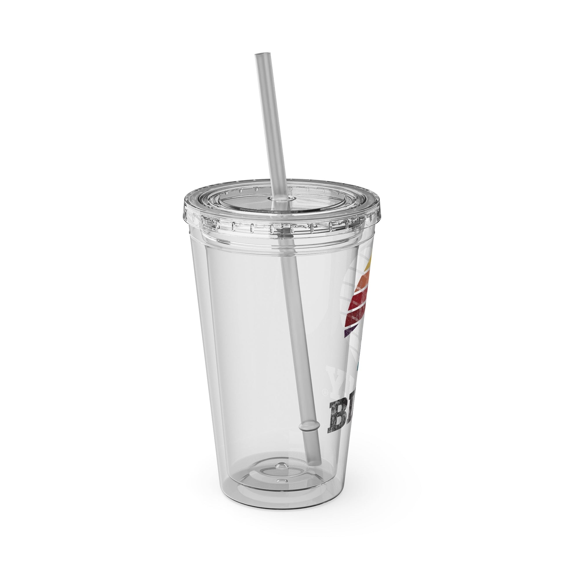  BILLY Sunsplash Tumbler With Straw, 16oz (Vintage Logo)