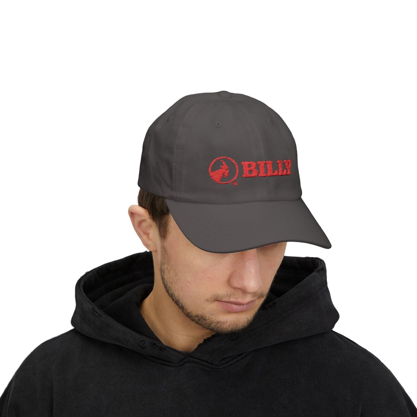  BILLY Classic Cap (Red Horizontal Logo - Embroidery) — AVAILABLE IN 8 COLORS