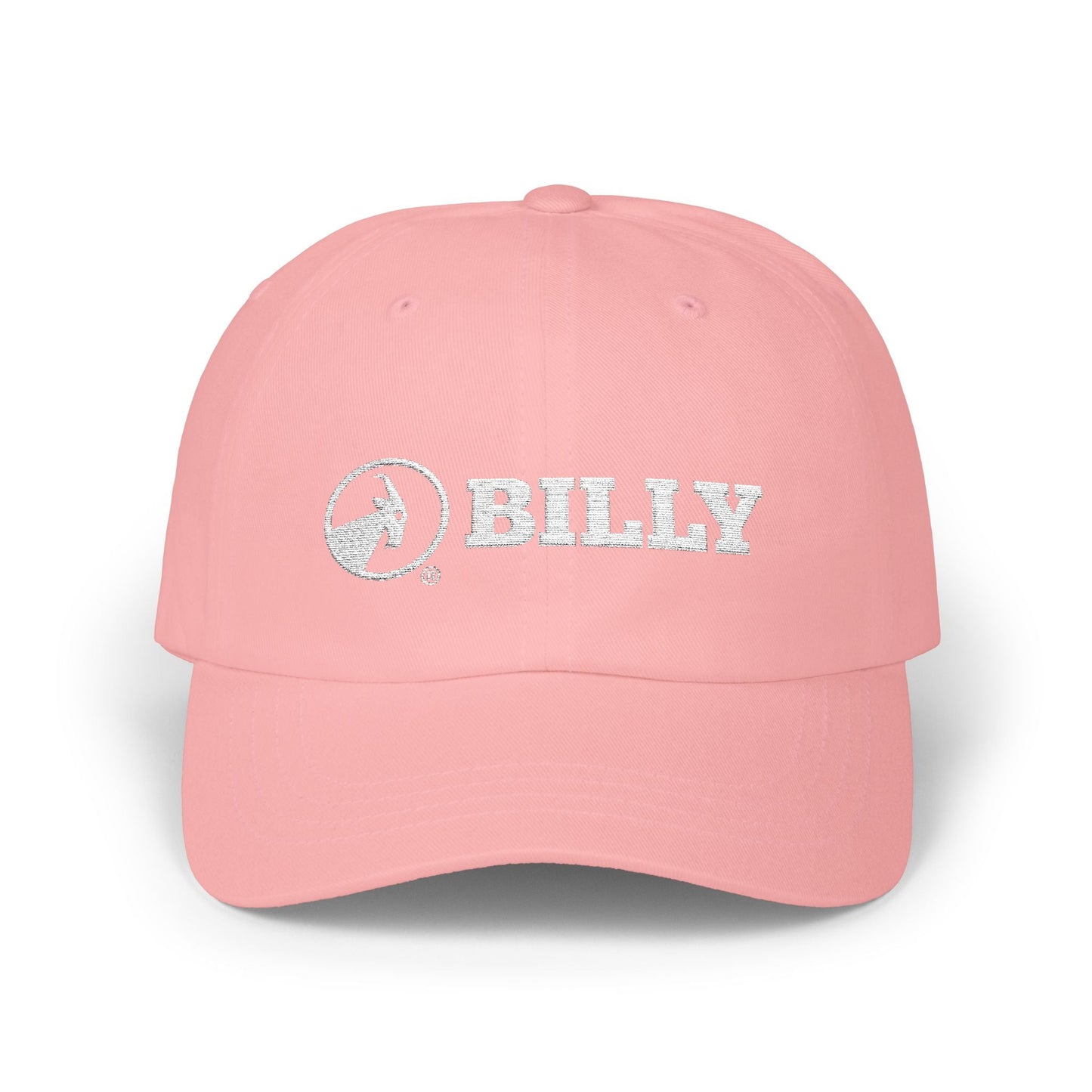  BILLY Classic Cap (White Horizontal Logo - Embroidery) — AVAILABLE IN 9 COLORS