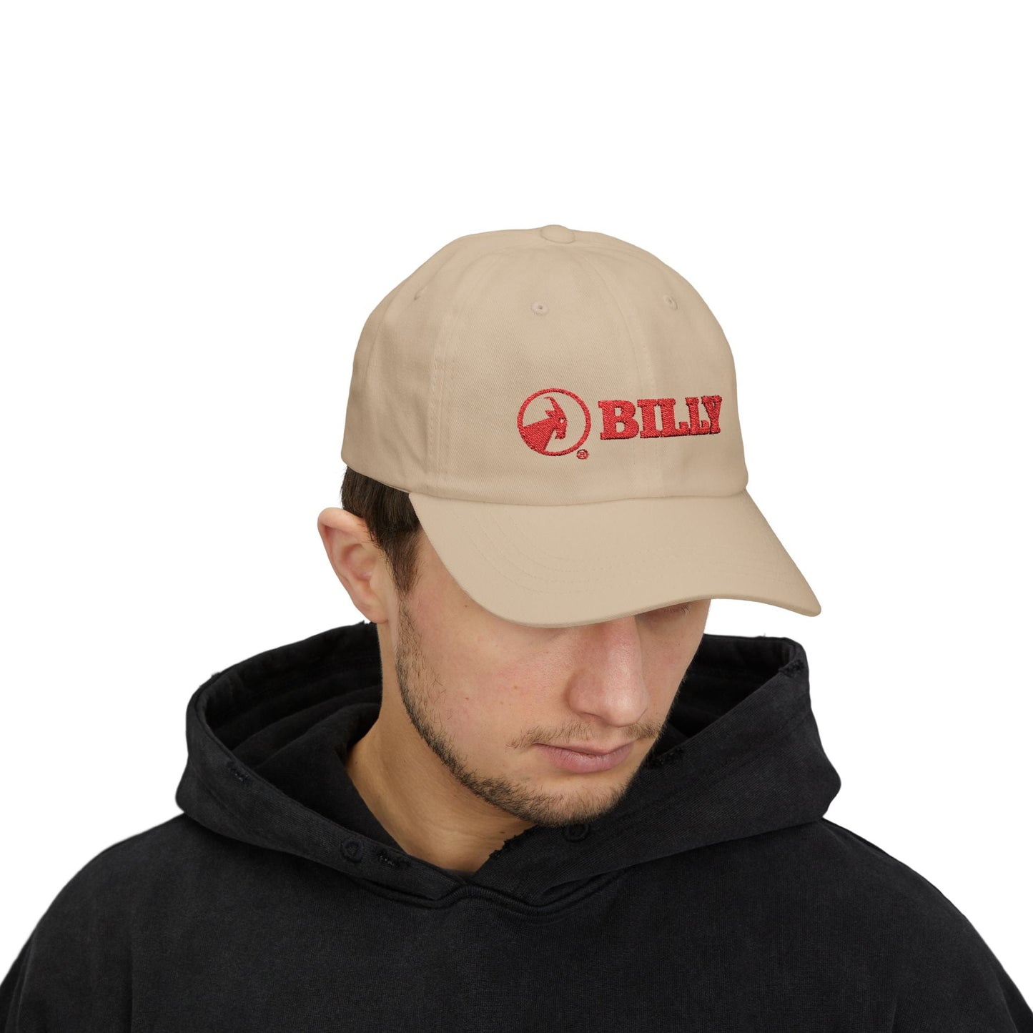  BILLY Classic Cap (Red Horizontal Logo - Embroidery) — AVAILABLE IN 8 COLORS