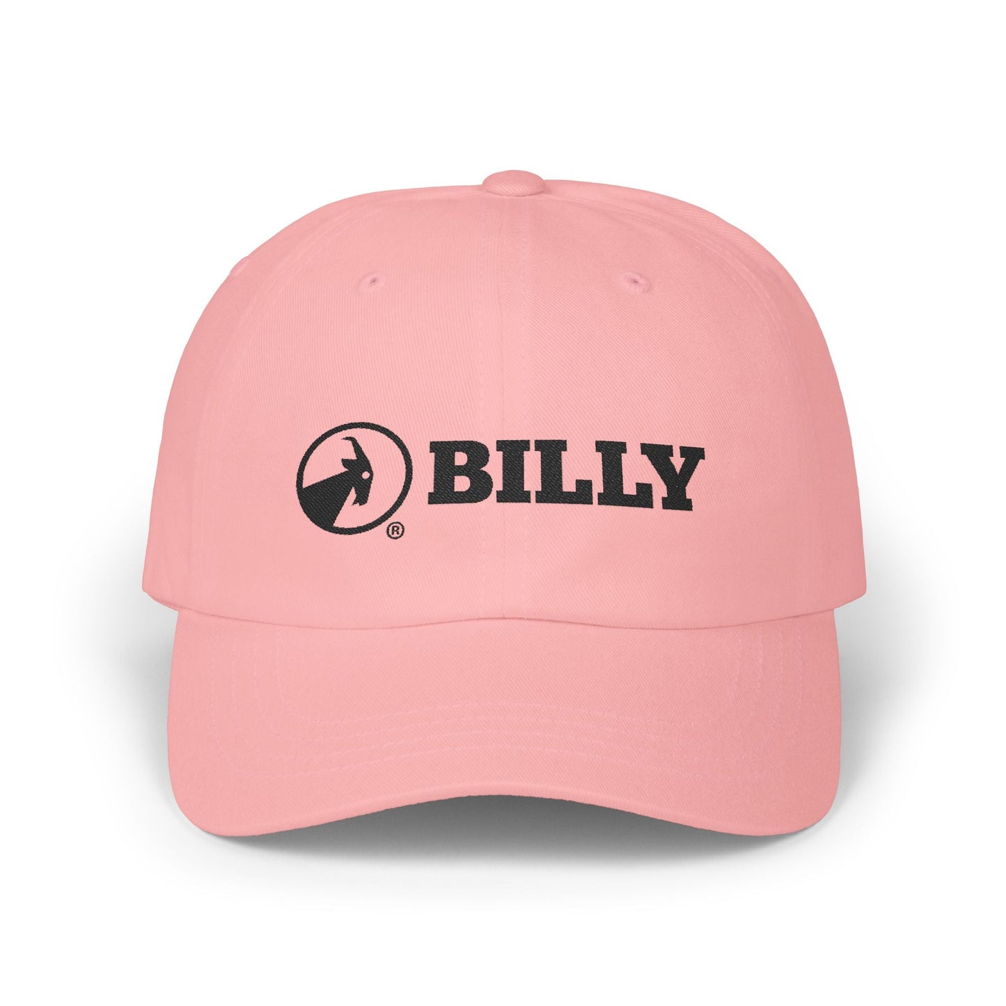  BILLY Classic Cap (Black Horizontal Logo - Embroidery) — AVAILABLE IN 7 COLORS