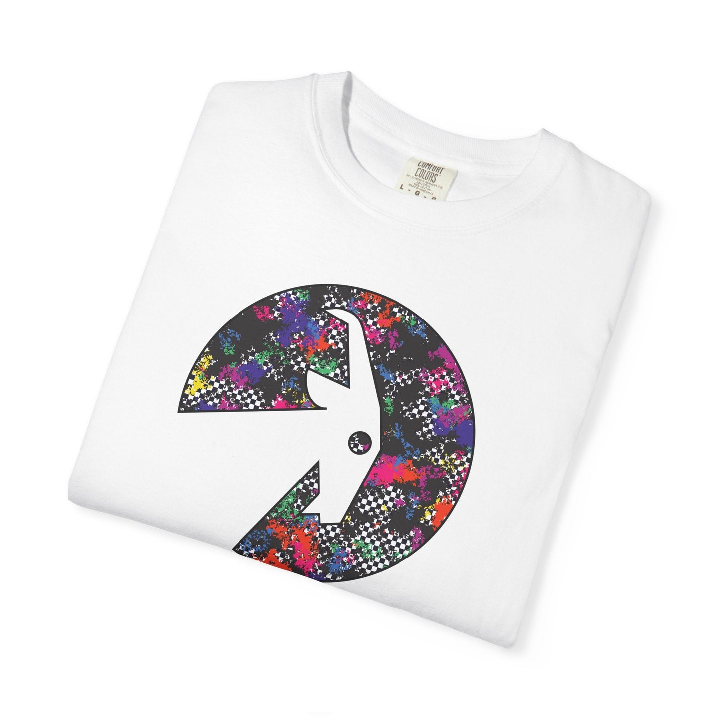  BILLY Unisex Garment-Dyed T-Shirt (Rainbow Sk8ter Logo)