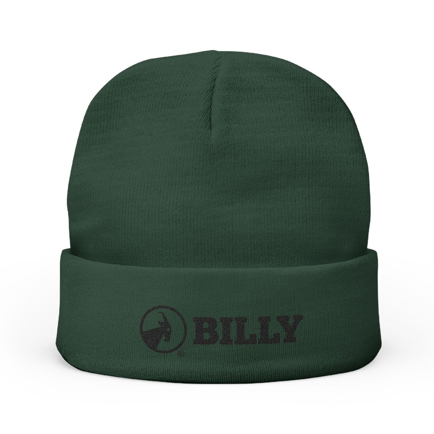  BILLY Knit Beanie (Black Horizontal Logo - Embroidery) — AVAILABLE IN 6 COLORS