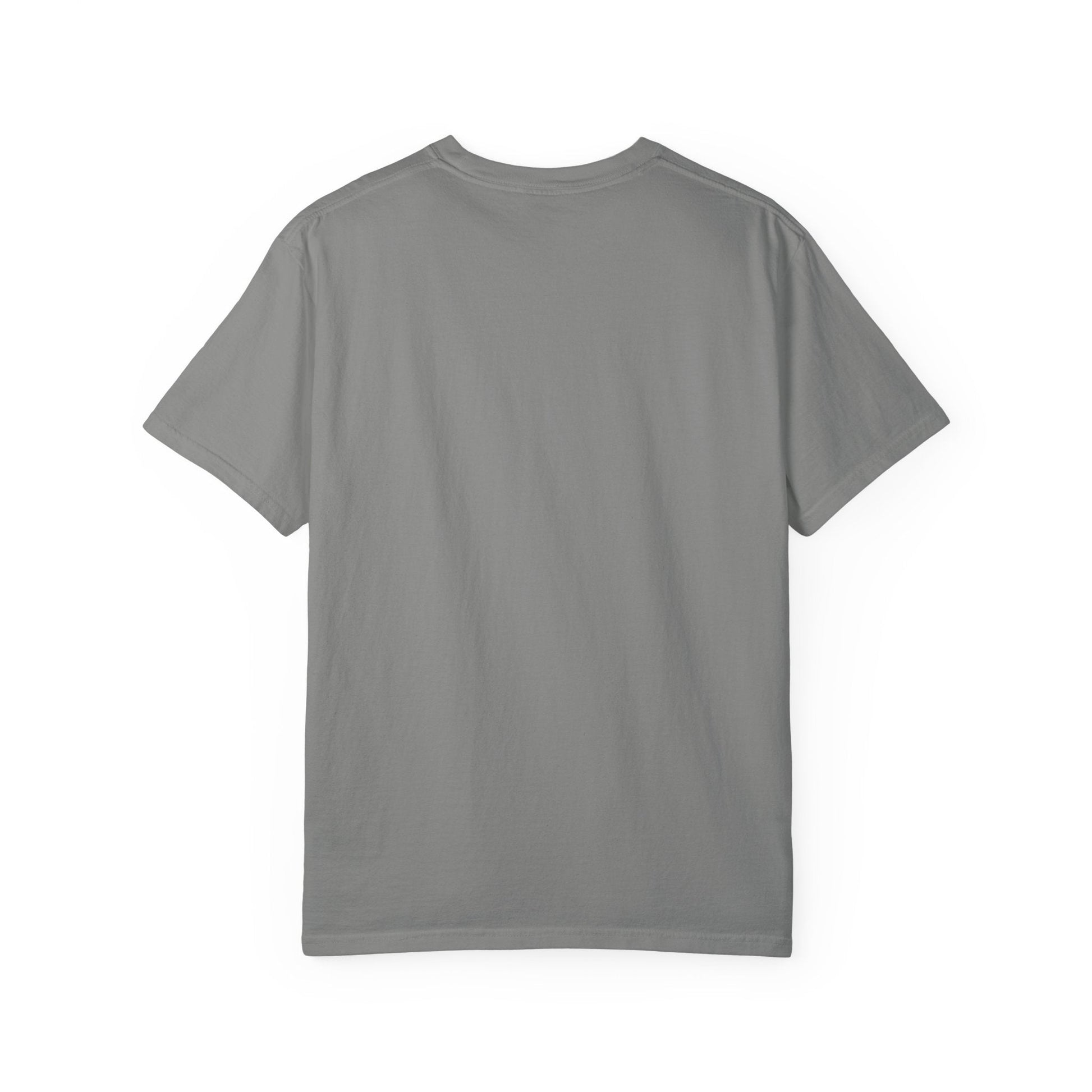  BILLY Unisex Garment-Dyed T-Shirt (Black/Red Vertical Logo)