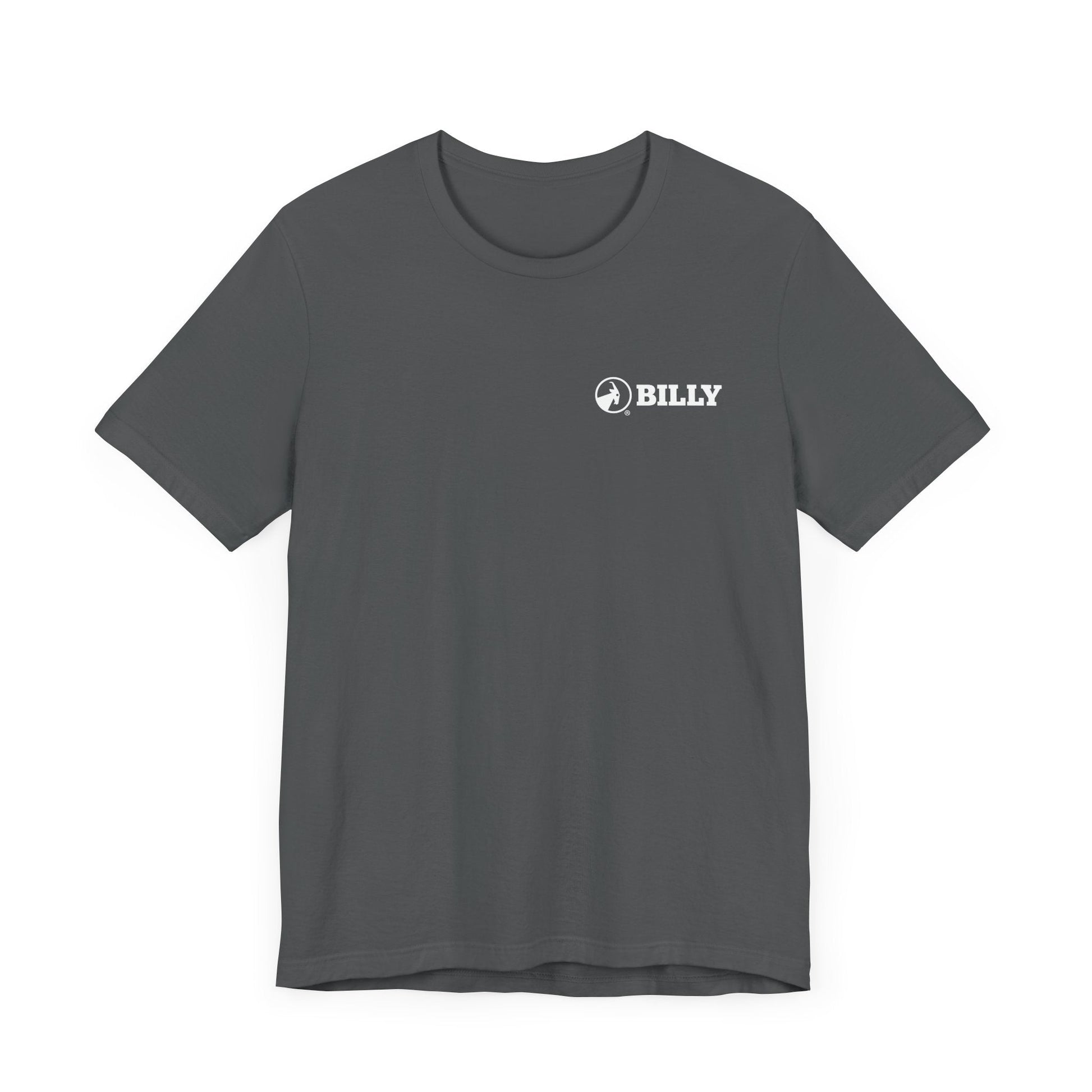  BILLY Adult Unisex Jersey Short Sleeve Tee (White Horizontal Logo - LCP)