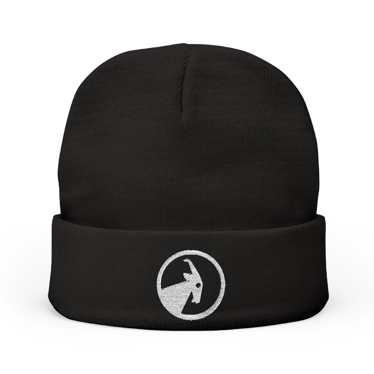  BILLY Knit Beanie (White Goat - Embroidery) — AVAILABLE IN 6 COLORS