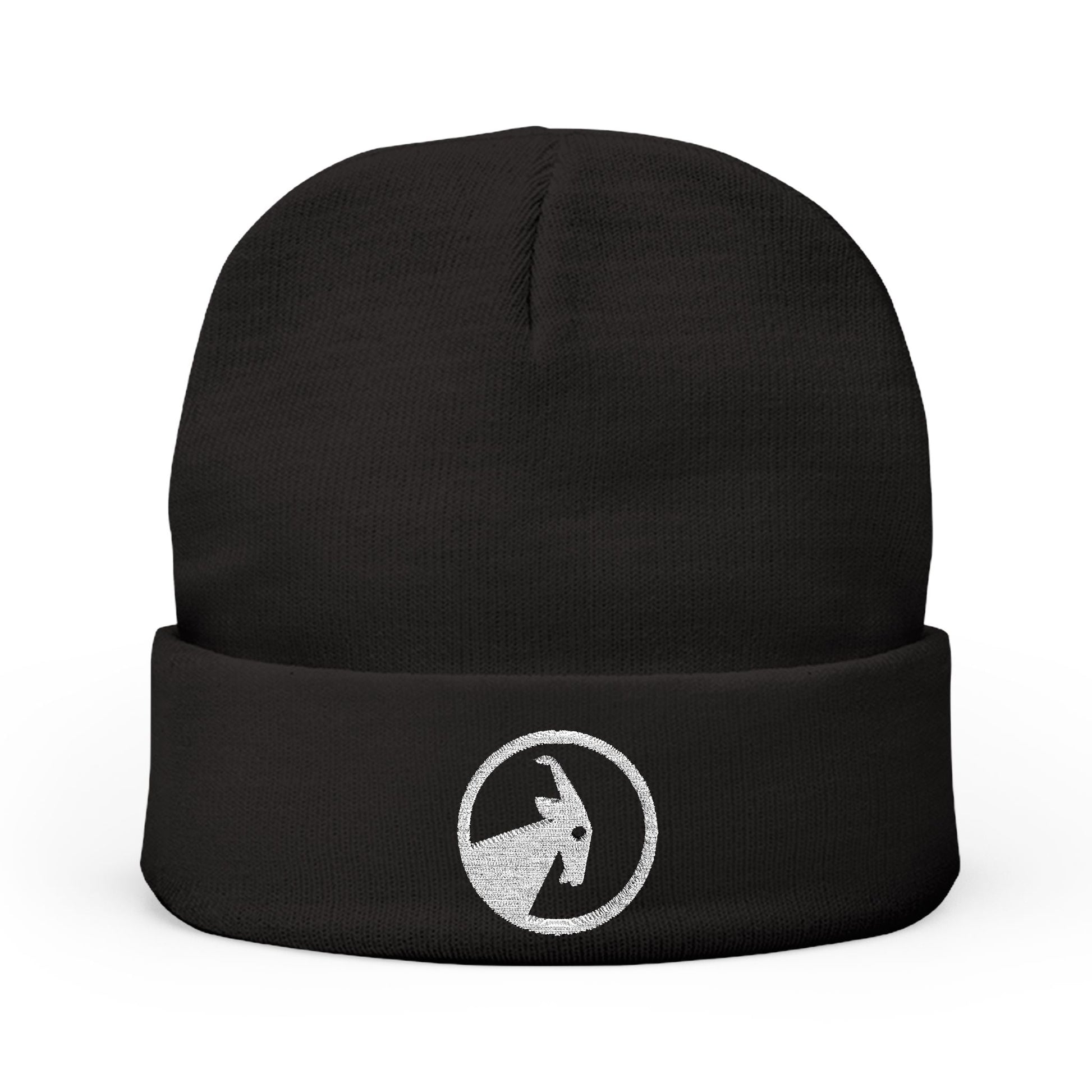  BILLY Knit Beanie (White Goat - Embroidery) — AVAILABLE IN 6 COLORS