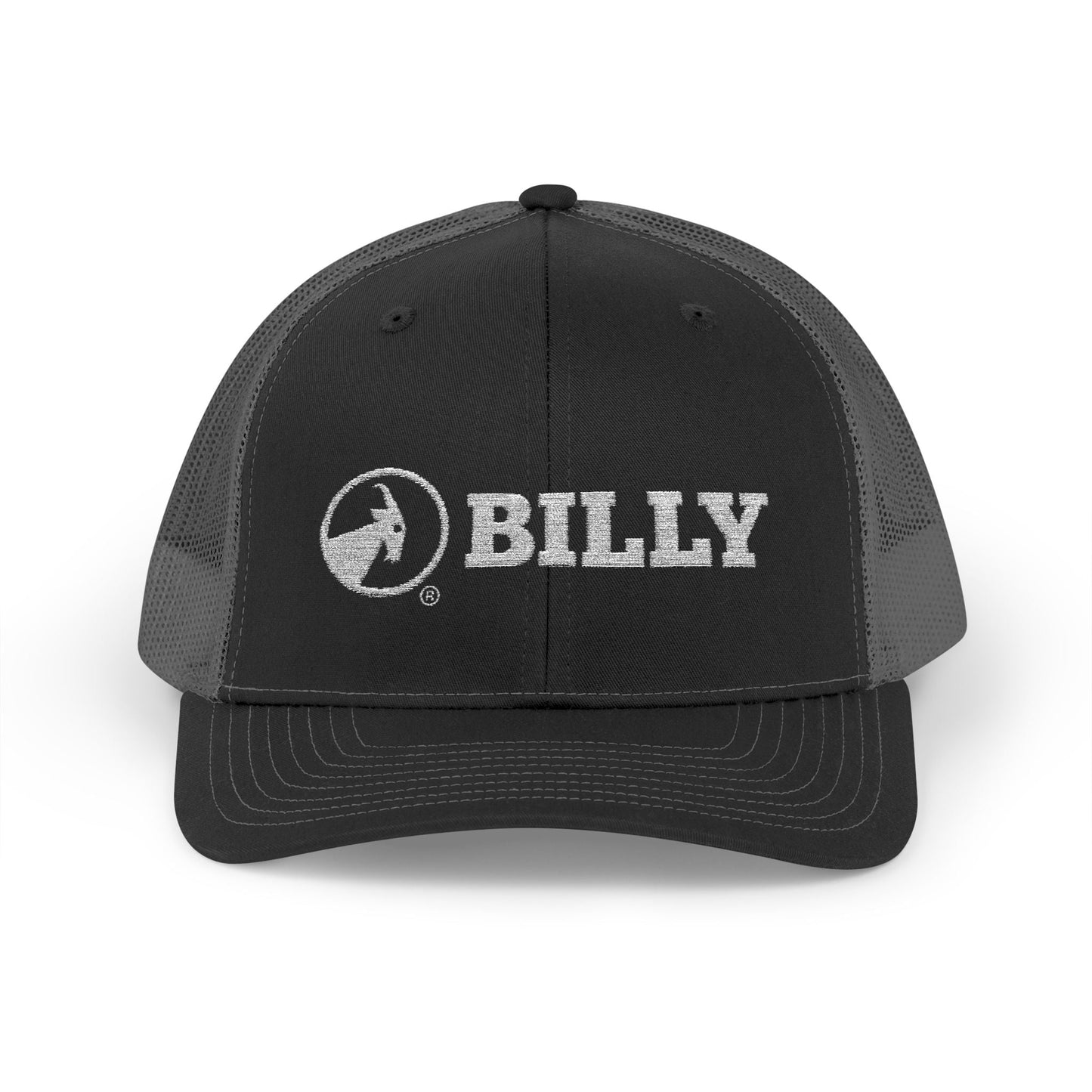  BILLY Snapback Trucker Cap (White Horizontal Logo - Embroidery) — AVAILABLE IN 8 COLORS