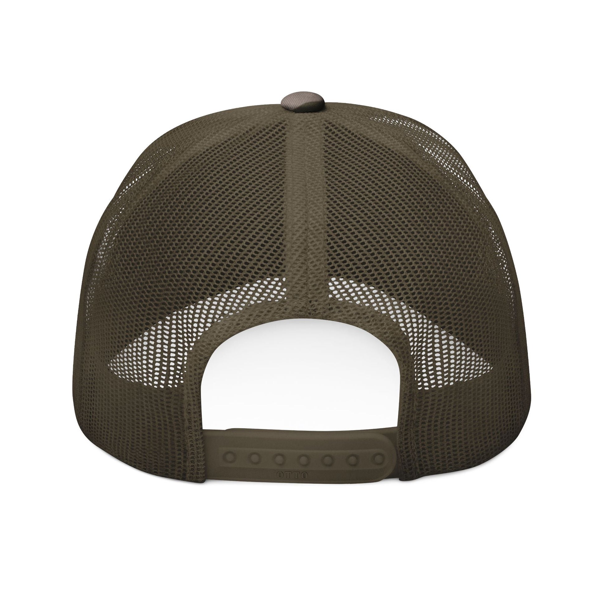  BILLY Camouflage Trucker Hat (Orange Horizontal Logo - Embroidery)