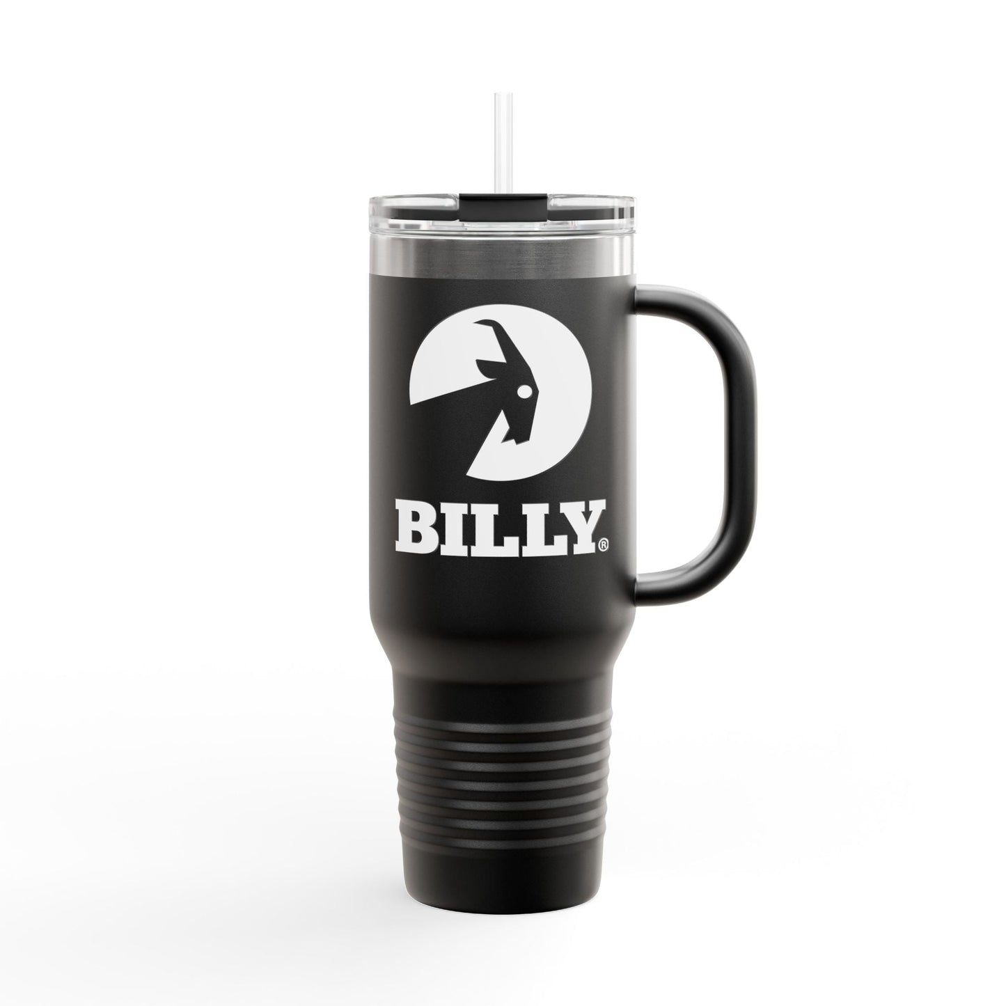  BILLY Insulated Travel Mug, 40oz (White Vertical Logo)