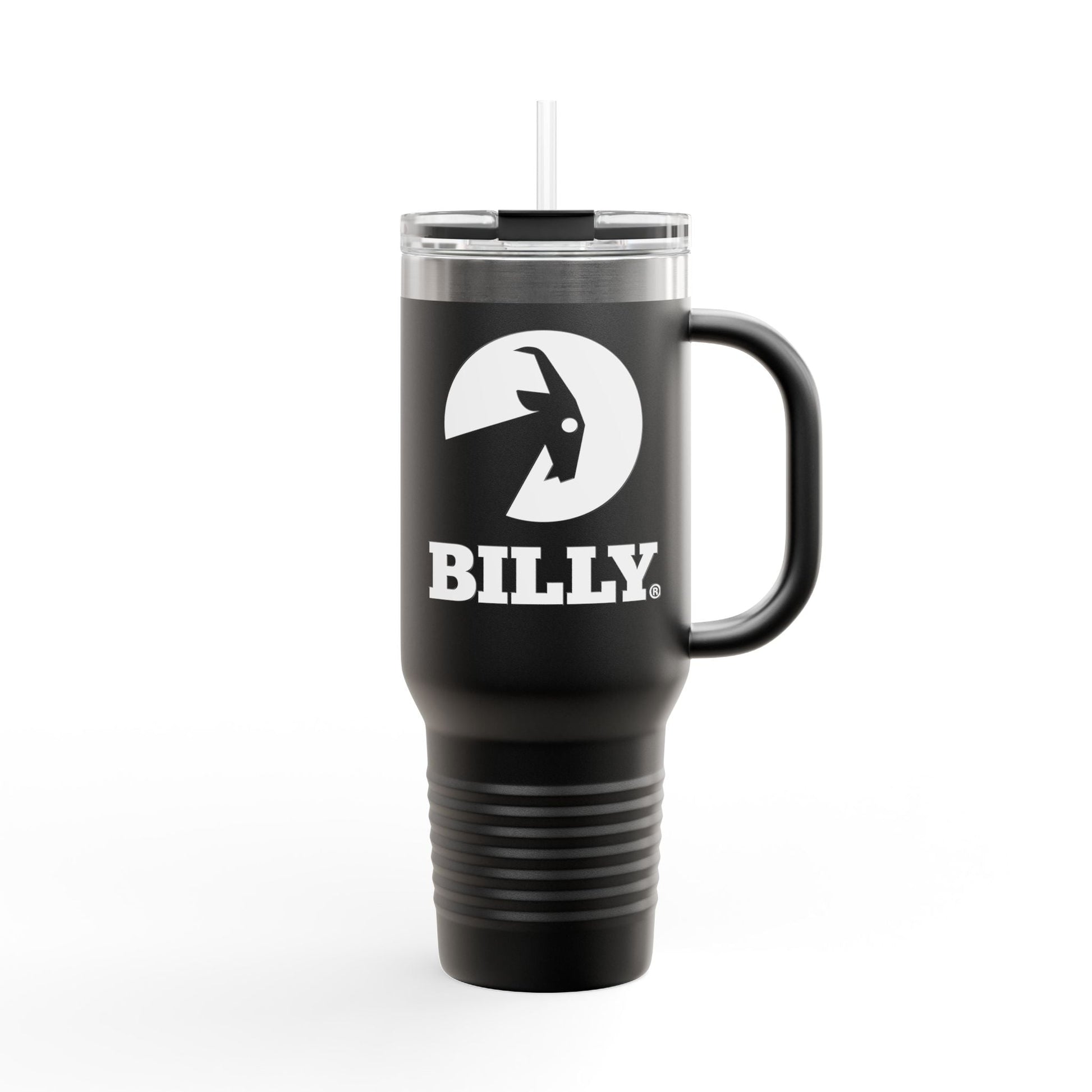  BILLY Insulated Travel Mug, 40oz (White Vertical Logo)