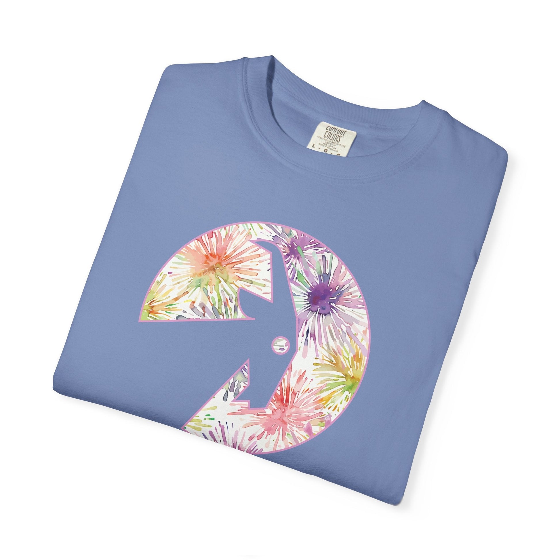  BILLY Unisex Garment-Dyed T-Shirt (Floral Logo) - AVAILABLE IN 4 COLORS