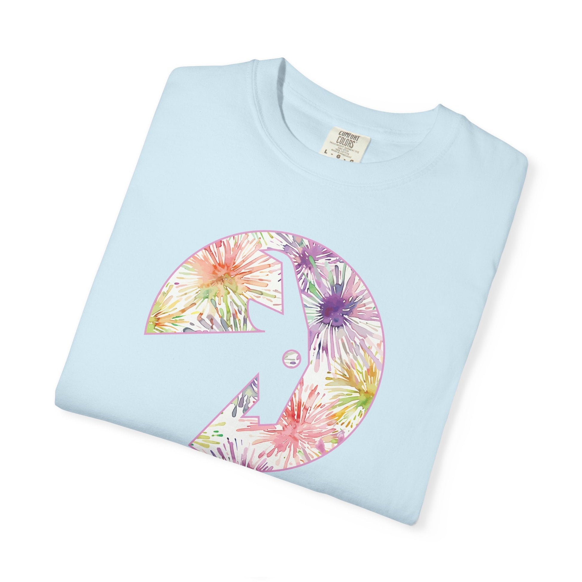  BILLY Unisex Garment-Dyed T-Shirt (Floral Logo) - AVAILABLE IN 4 COLORS
