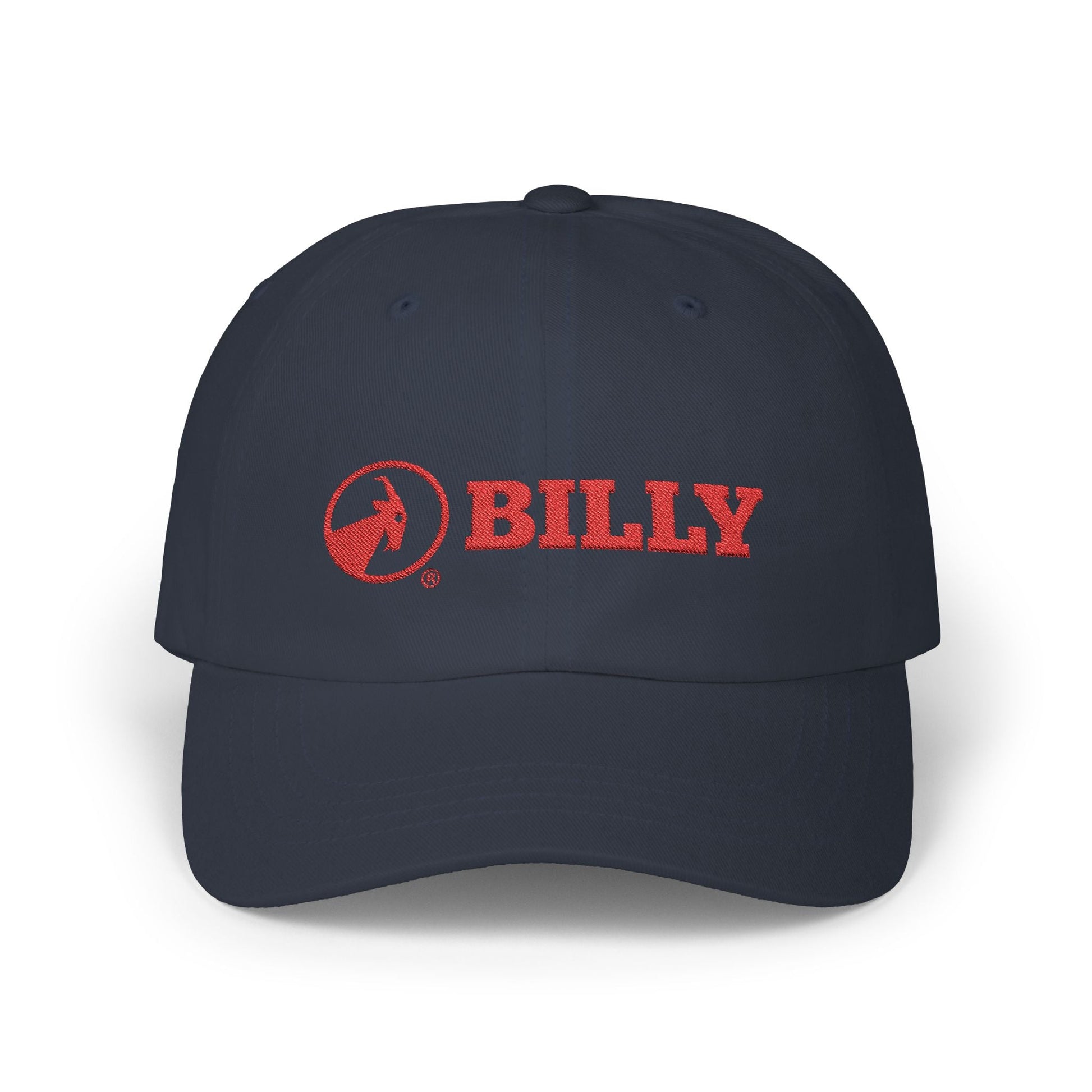  BILLY Classic Cap (Red Horizontal Logo - Embroidery) — AVAILABLE IN 8 COLORS