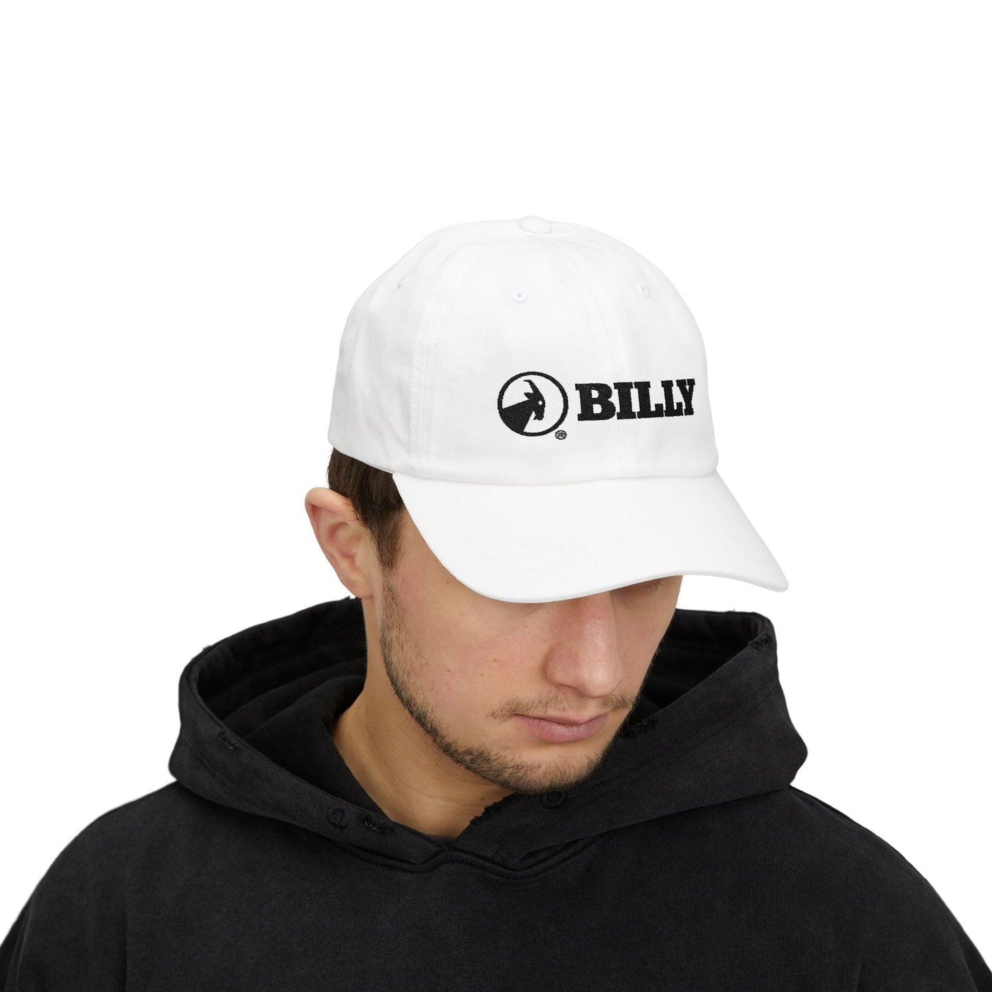  BILLY Classic Cap (Black Horizontal Logo - Embroidery) — AVAILABLE IN 7 COLORS