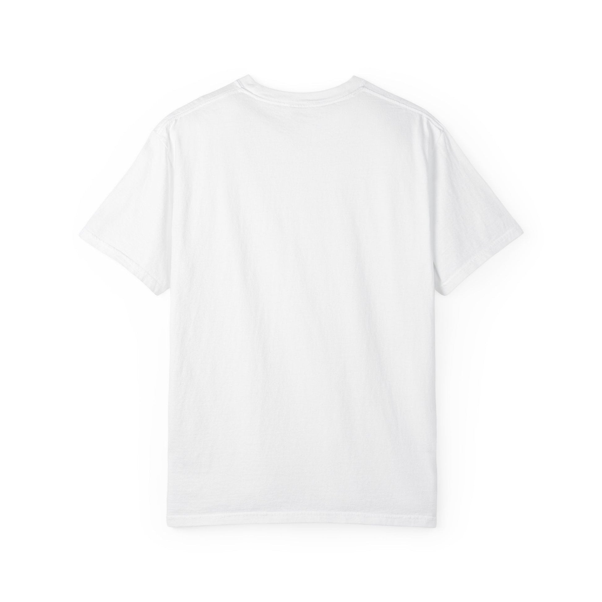  BILLY Unisex Garment-Dyed T-Shirt (Black/Red Vertical Logo)
