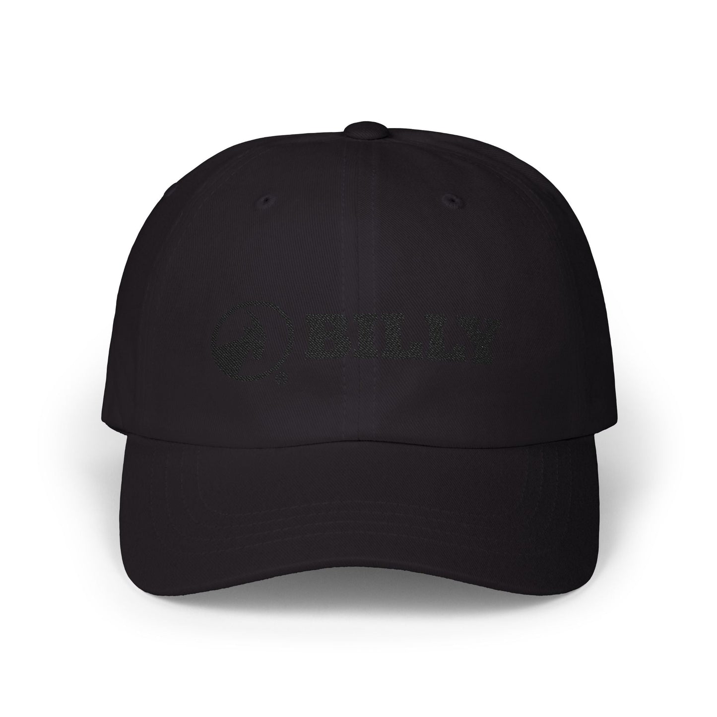  BILLY Classic Cap (Black Horizontal Logo - Embroidery) — AVAILABLE IN 7 COLORS
