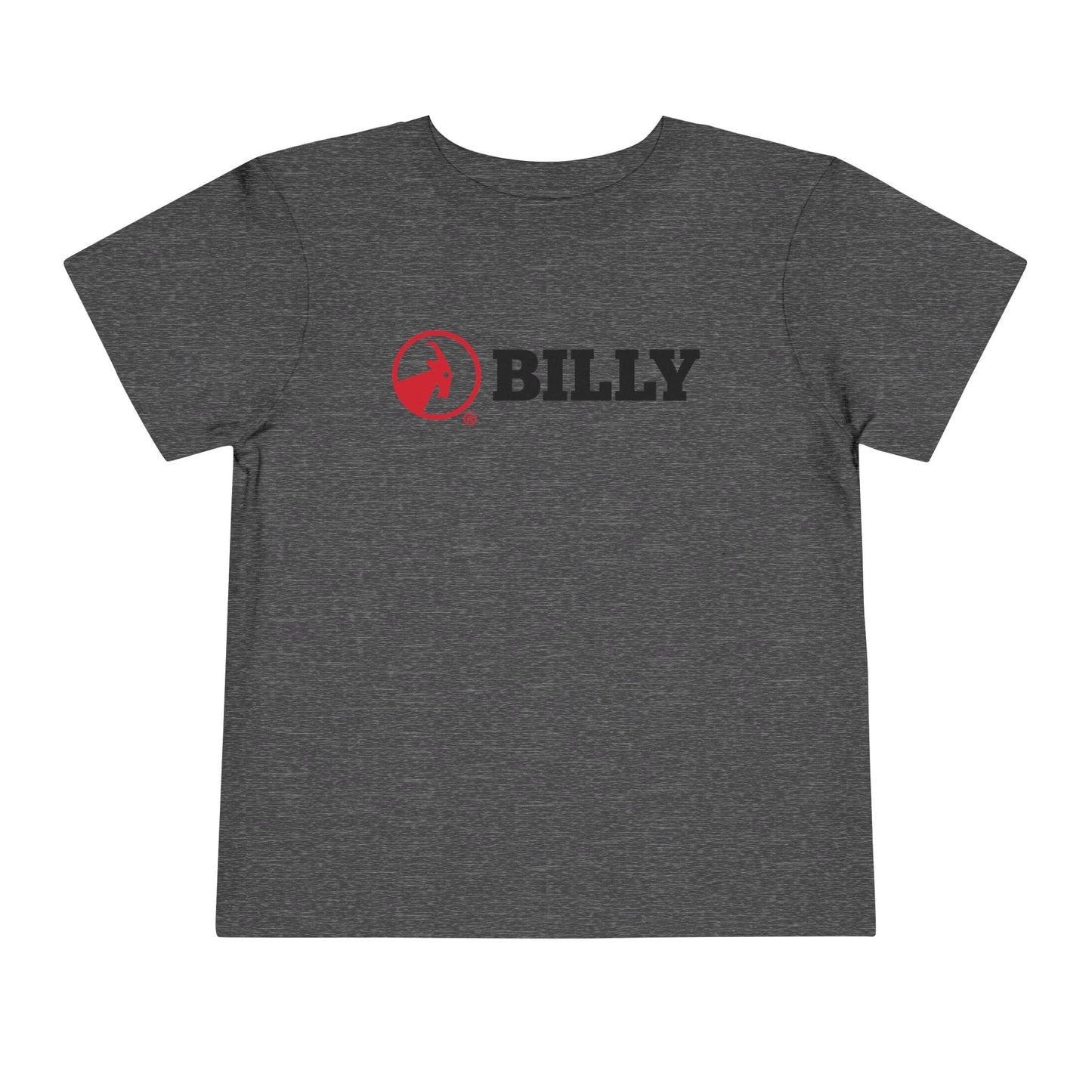  BILLY Toddler Short Sleeve Tee (Red/Black Horizontal Logo) — AVAILABLE IN 5 COLORS