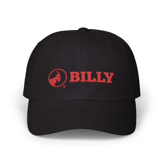  BILLY Classic Cap (Red Horizontal Logo - Embroidery) — AVAILABLE IN 8 COLORS