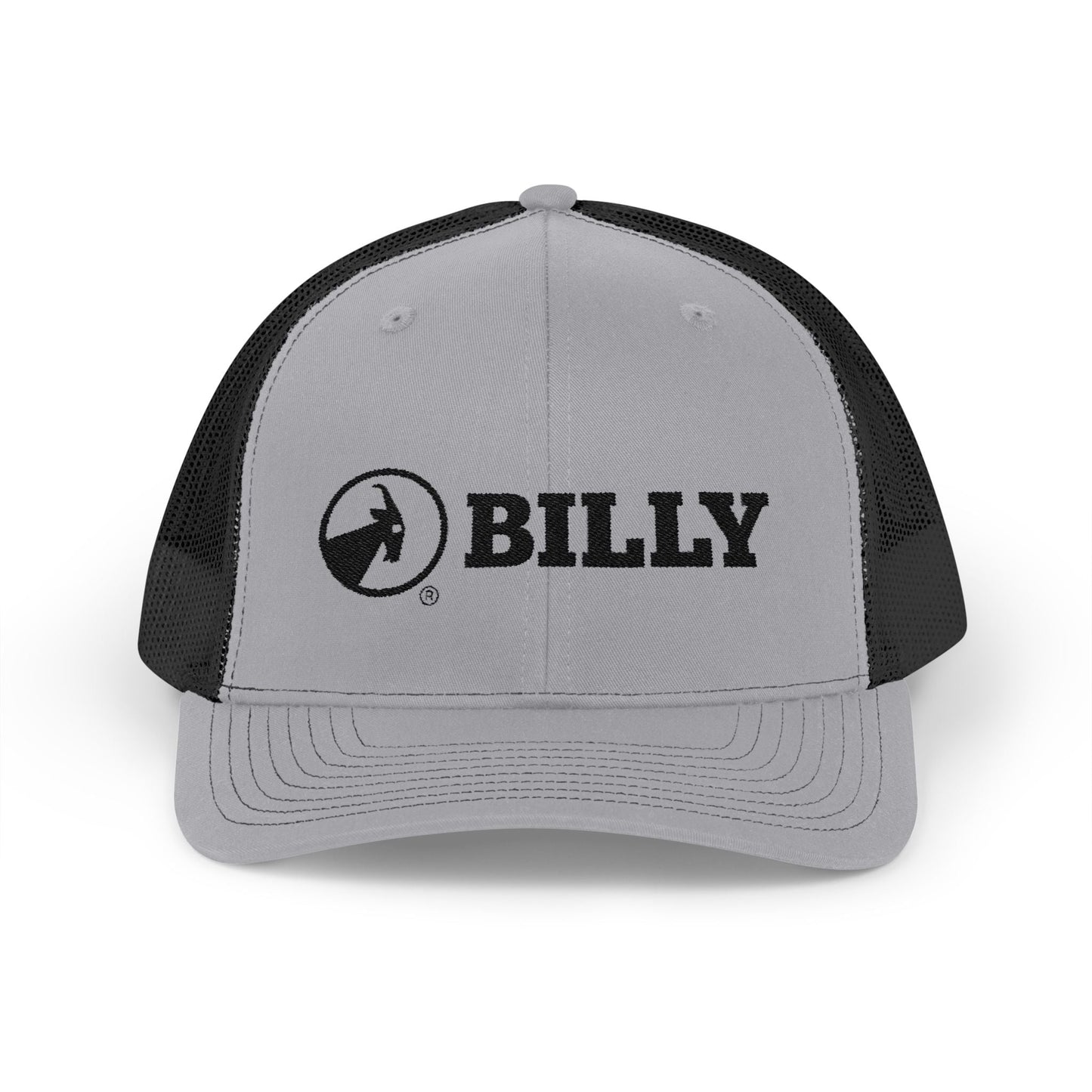  BILLY Snapback Trucker Cap (Black Horizontal Logo - Embroidery) — AVAILABLE IN 8 COLORS