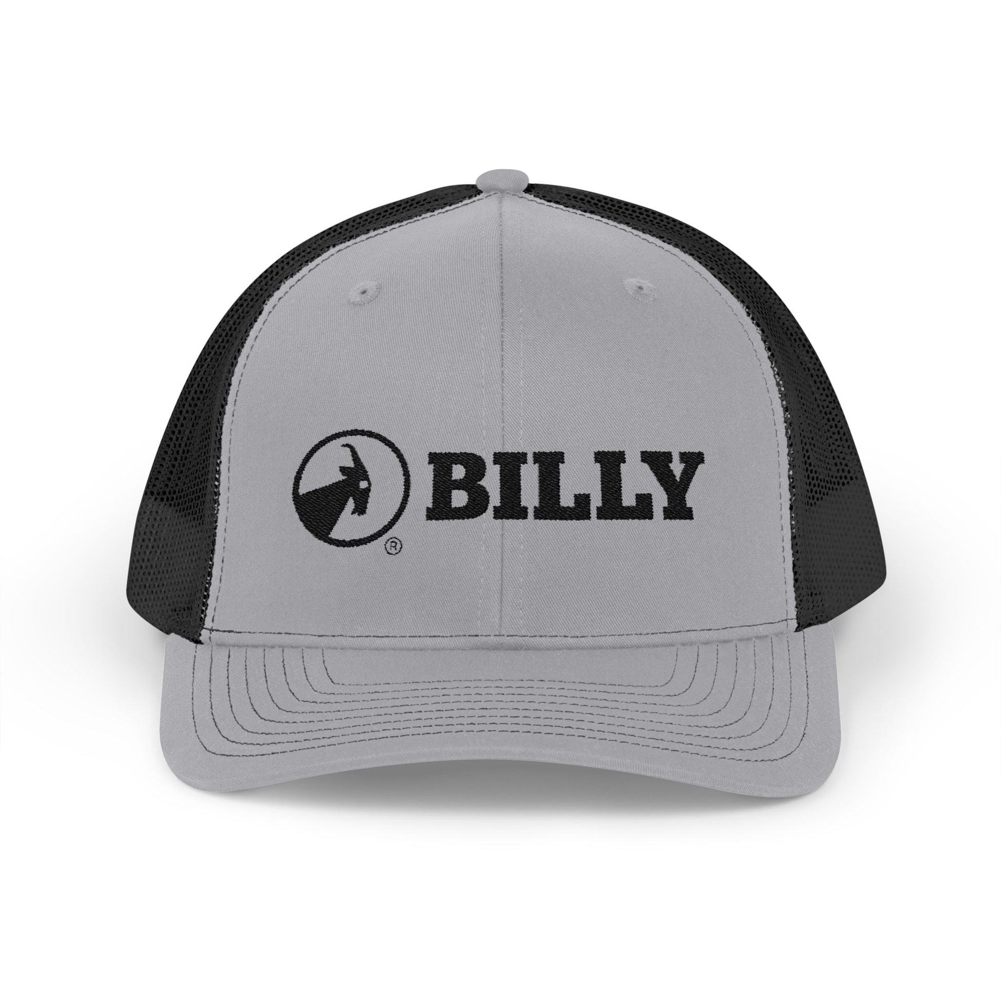  BILLY Snapback Trucker Cap (Black Horizontal Logo - Embroidery) — AVAILABLE IN 8 COLORS