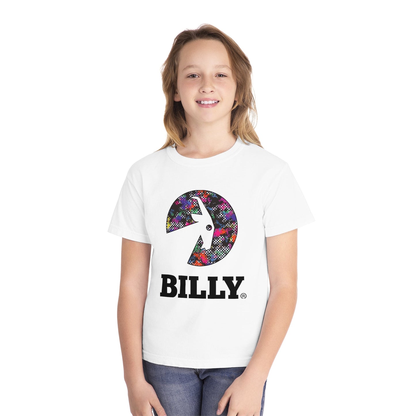  BILLY Youth Midweight Tee (Rainbow Sk8ter Logo)