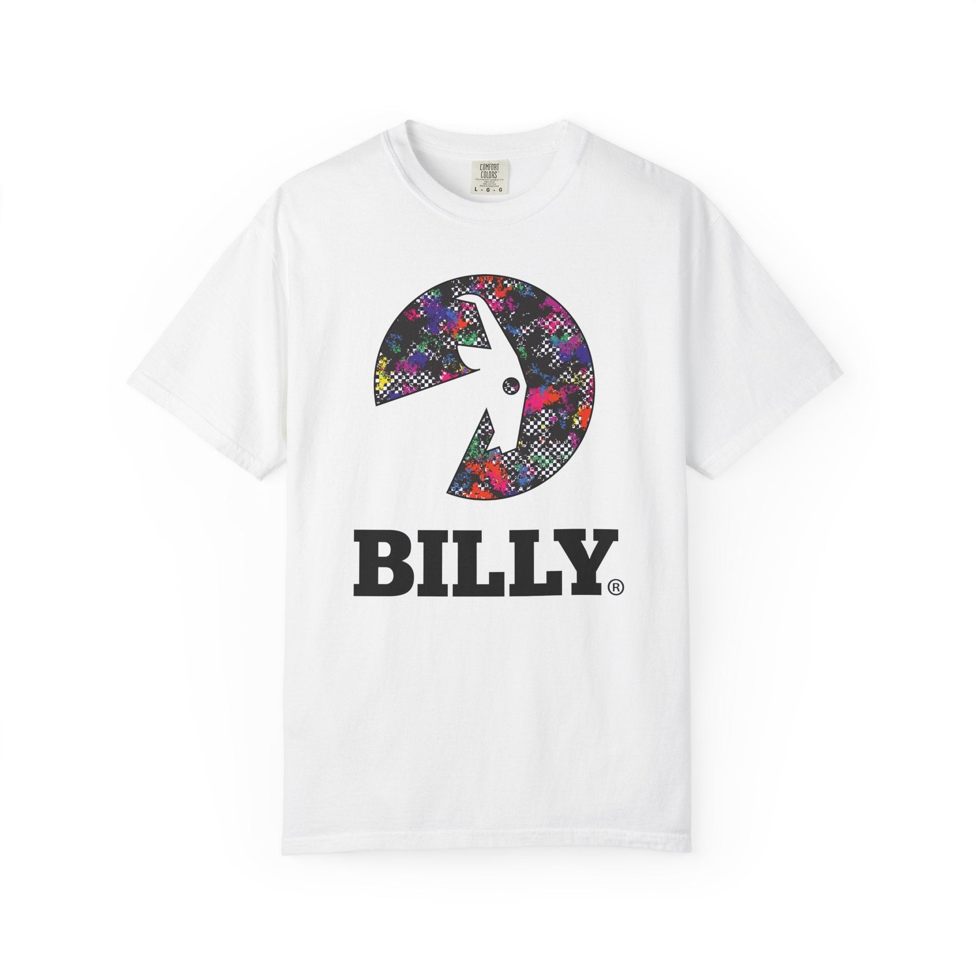  BILLY Unisex Garment-Dyed T-Shirt (Rainbow Sk8ter Logo)