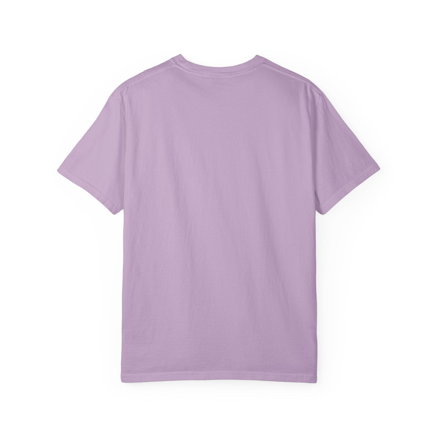  BILLY Unisex Garment-Dyed T-Shirt (Black/Red Vertical Logo)