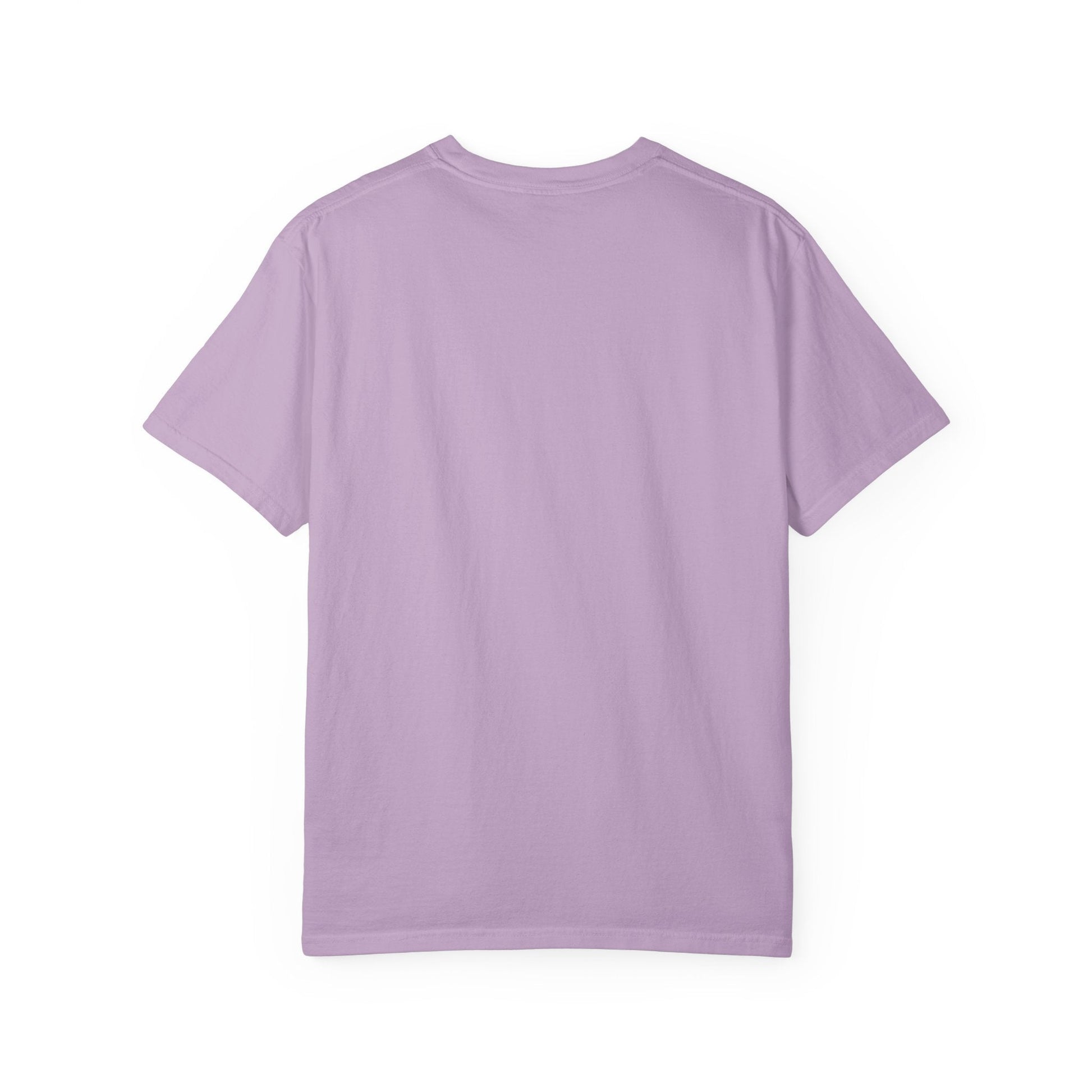  BILLY Unisex Garment-Dyed T-Shirt (Black/Red Vertical Logo)