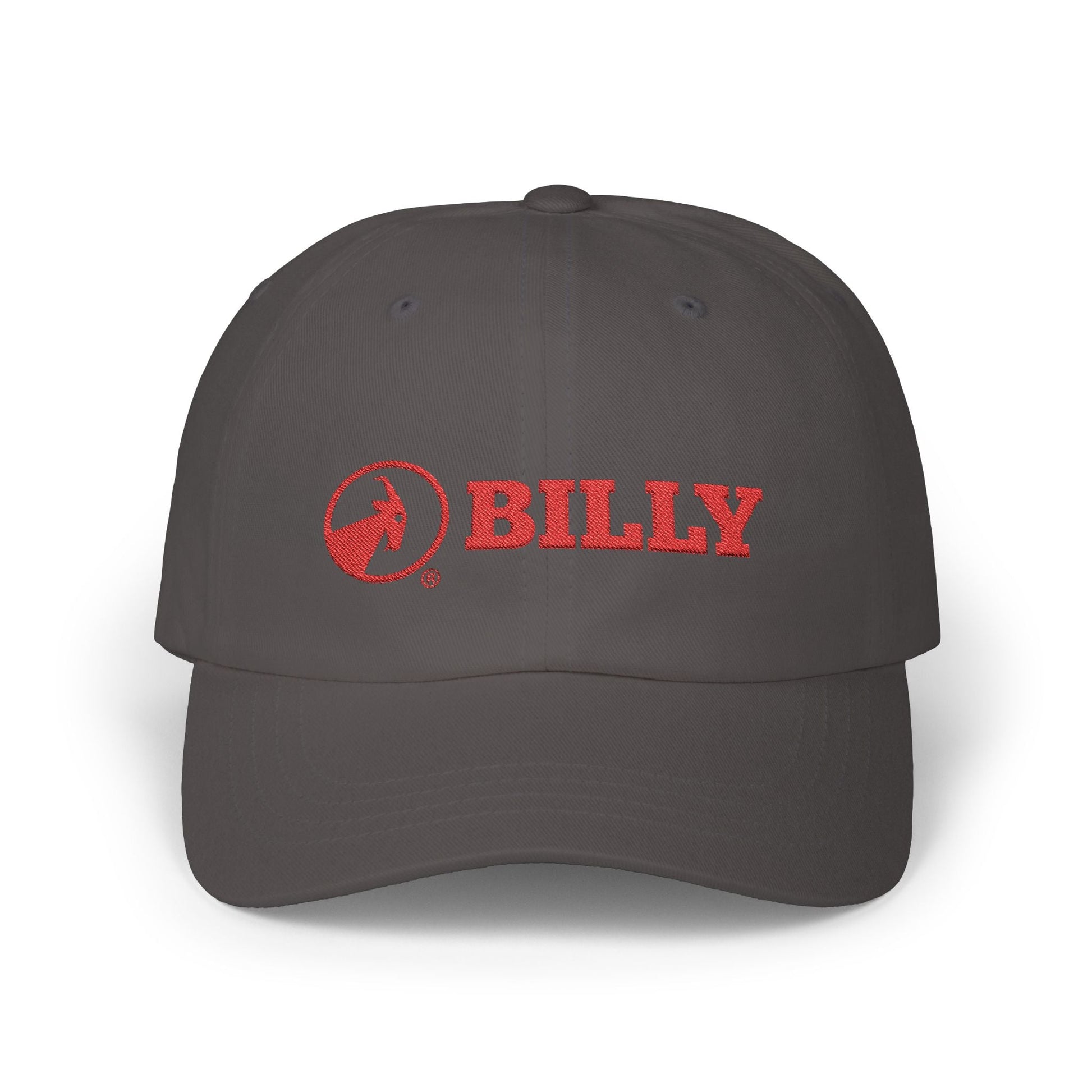  BILLY Classic Cap (Red Horizontal Logo - Embroidery) — AVAILABLE IN 8 COLORS