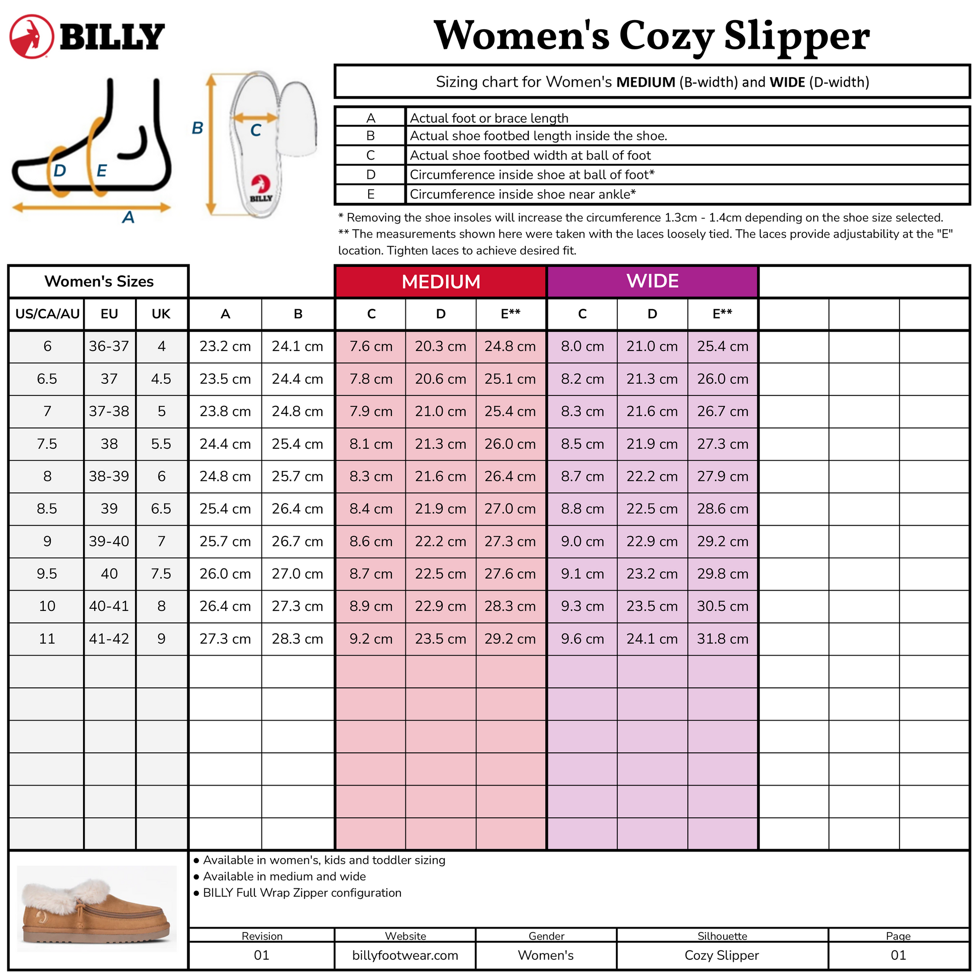  Women's Black BILLY Cozy Slipper
